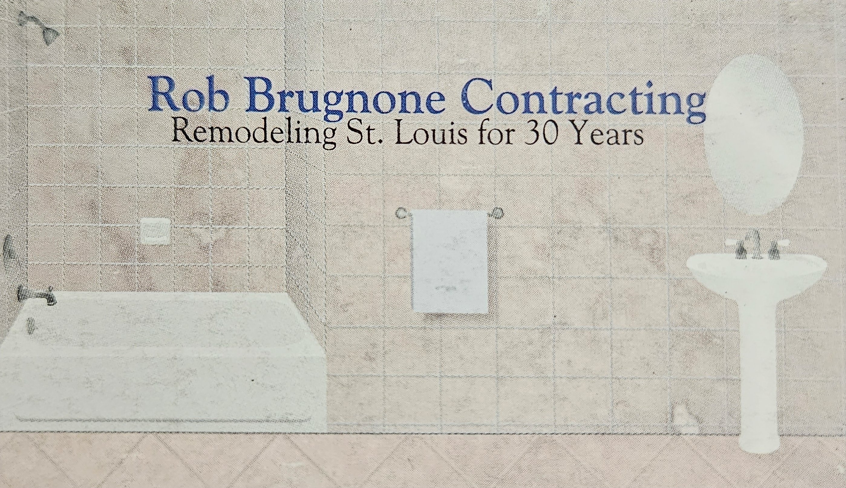 Rob Brugnone Contracting Logo