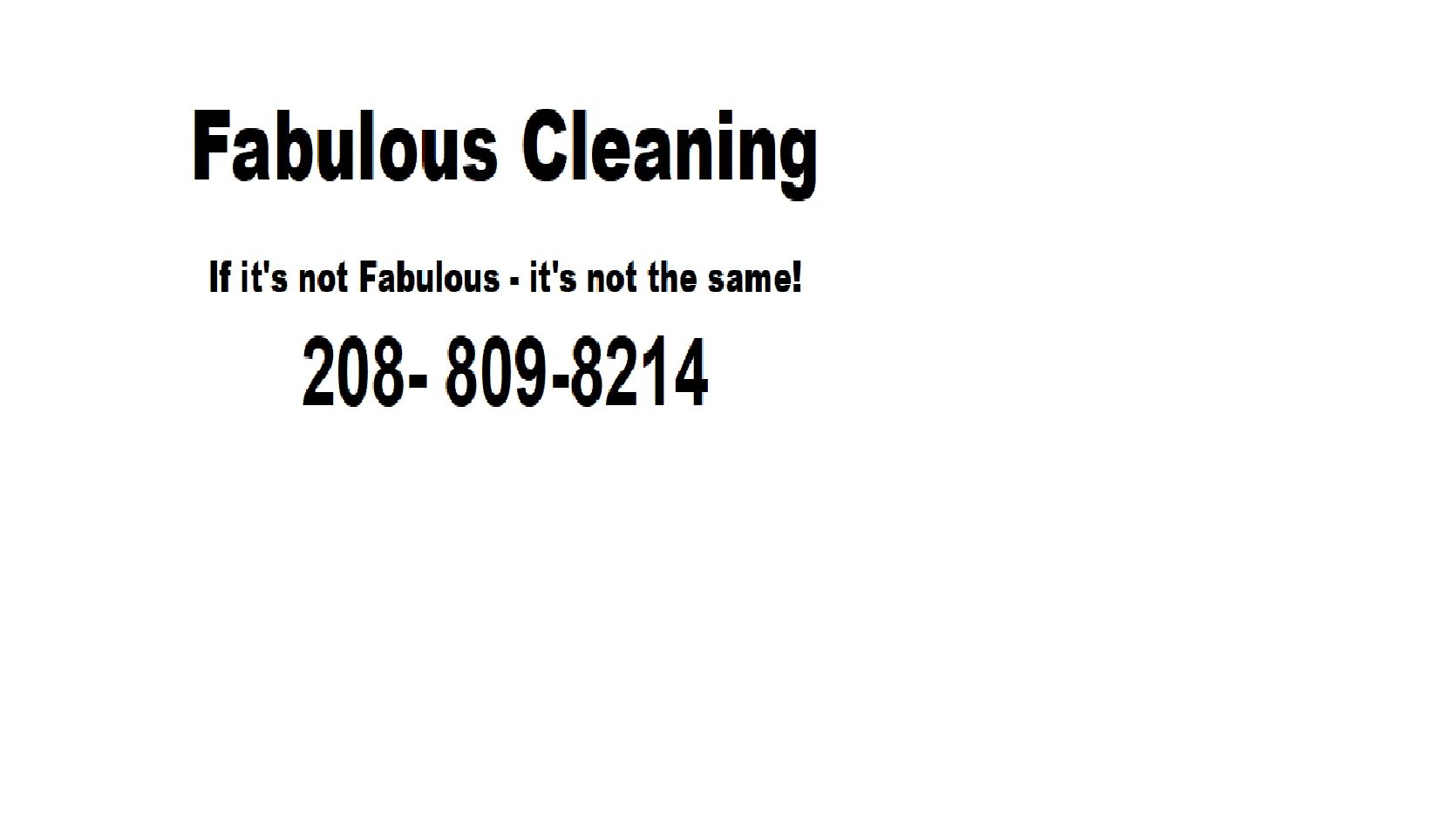 Fabulous Cleaning Logo