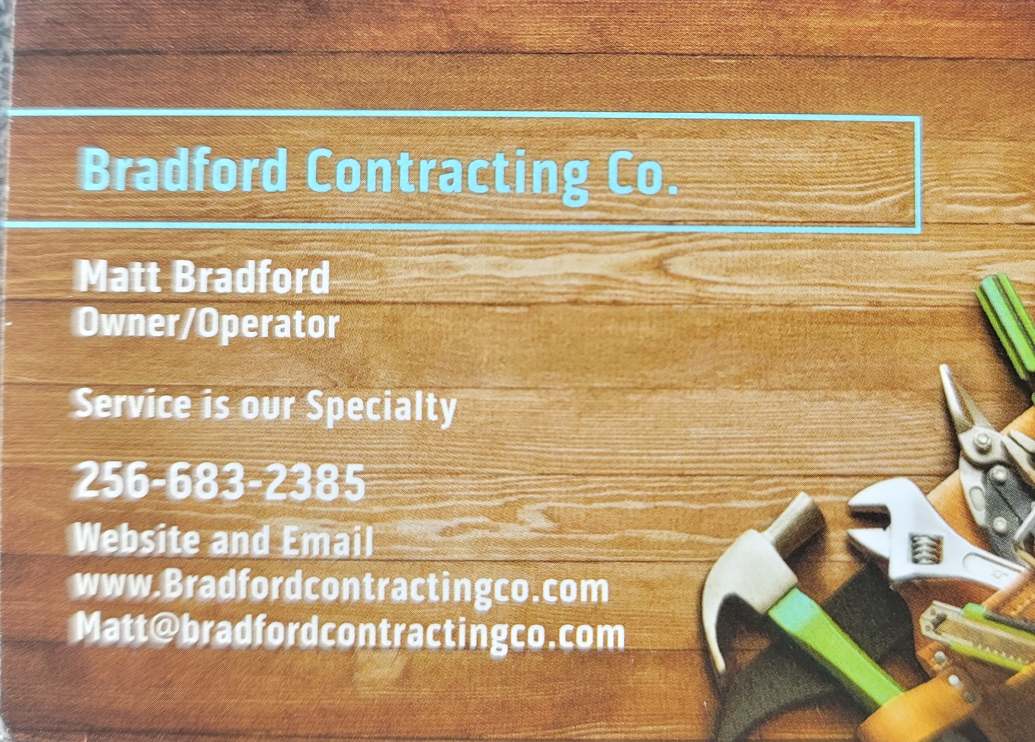 Bradford Contracting Company Logo