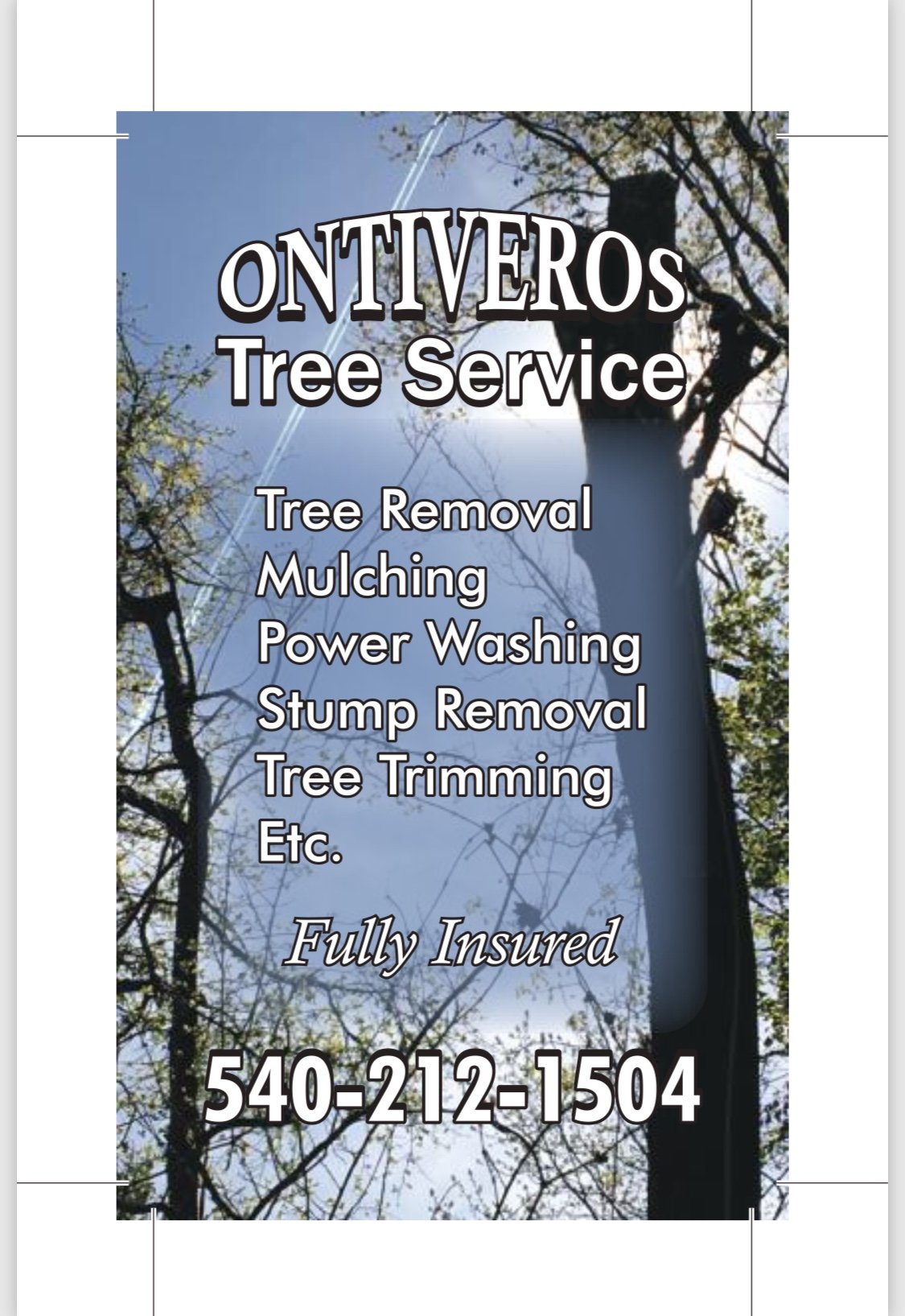 Ontiveros Tree Service Logo