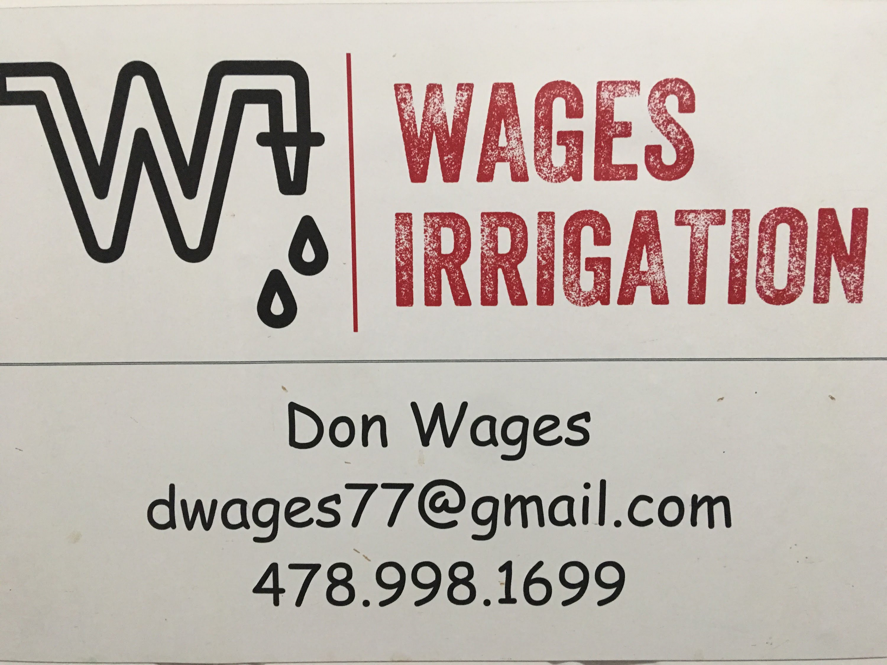 Wages Irrigation, LLC Logo