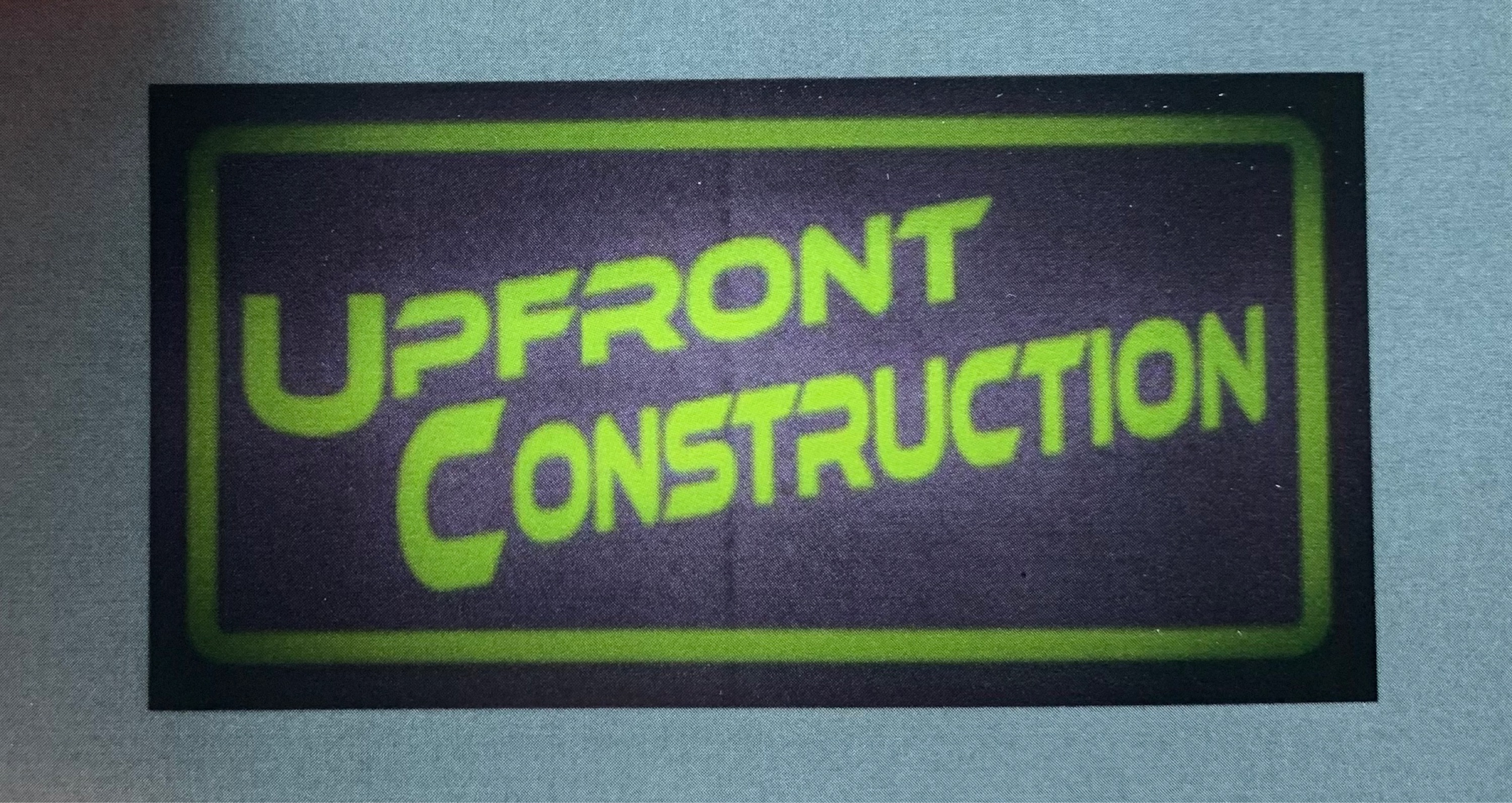 Upfront Construction, LLC Logo