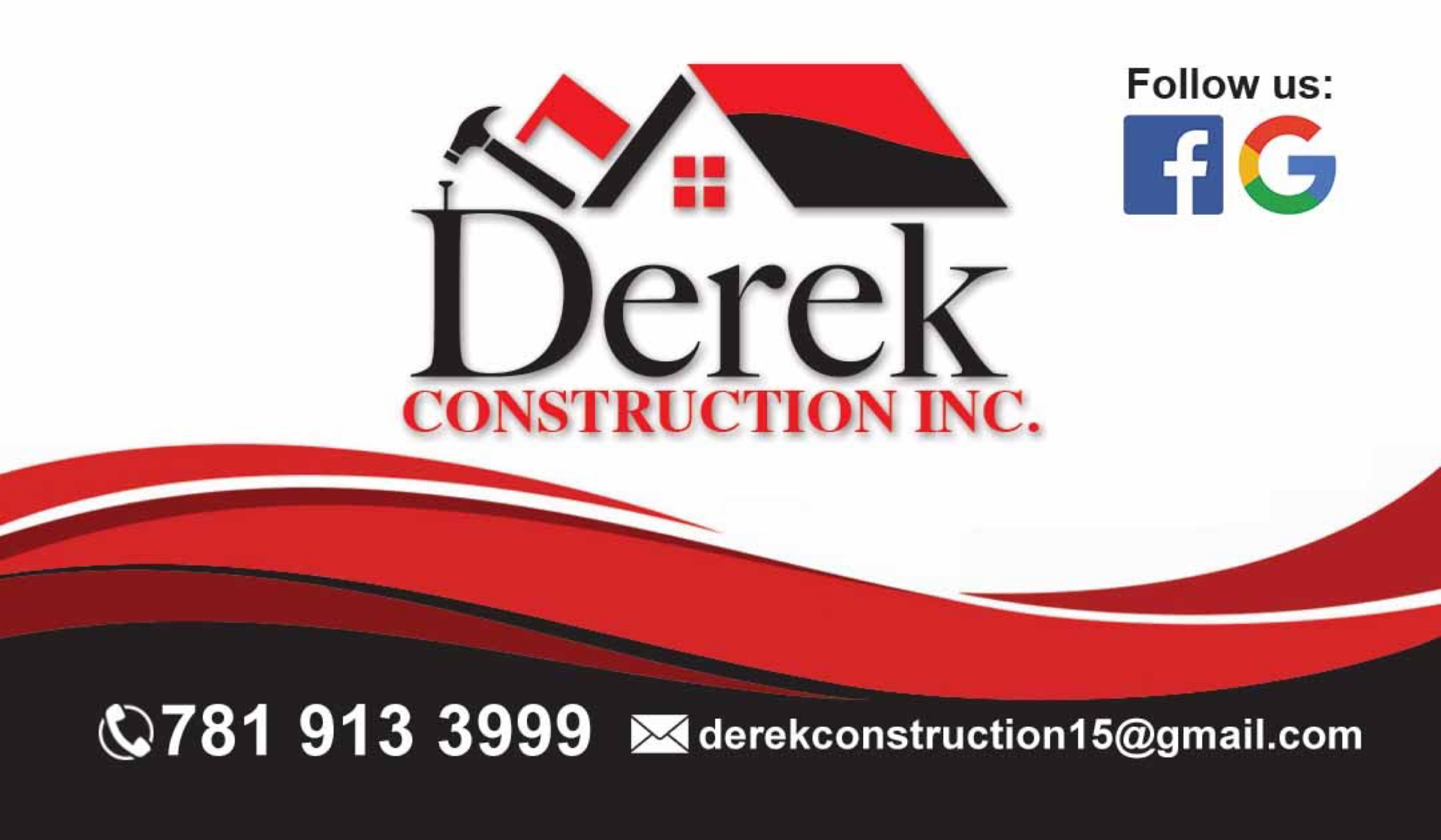 Derek Construction, Inc. Logo