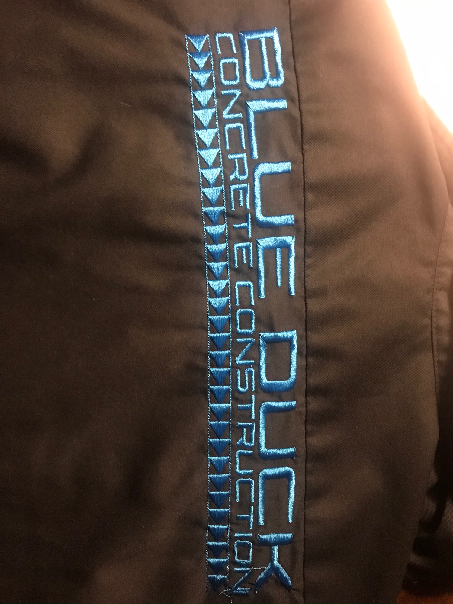Blue Duck Concrete Construction Logo