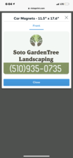Soto Garden Tree Landscaping Logo