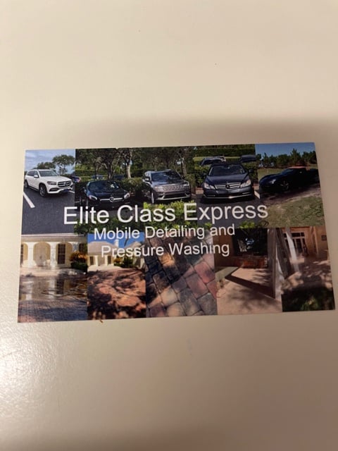 Elite Class Express Pressure Washing & Auto Detailing Logo