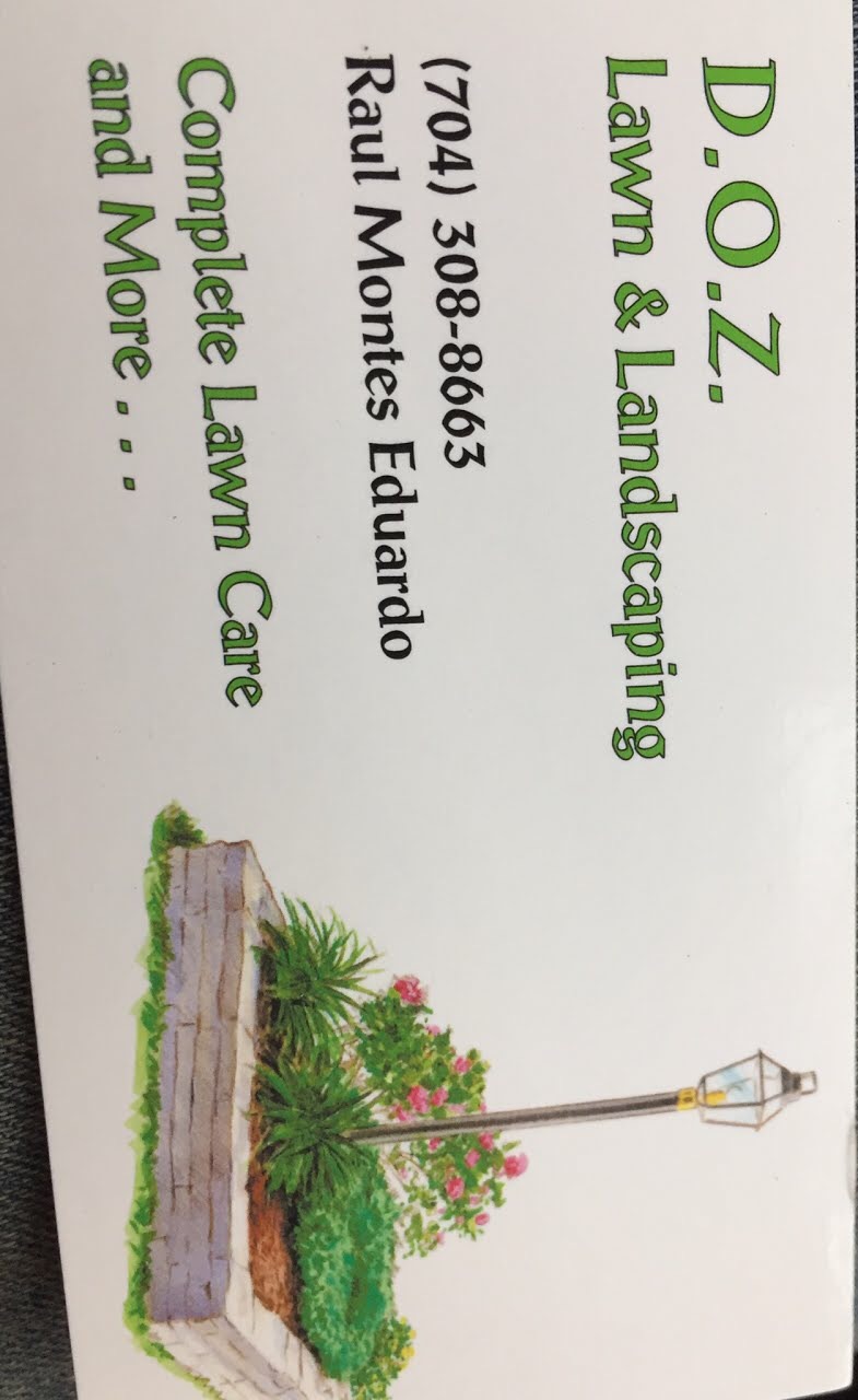 DOZ Lawn & Landscaping Logo