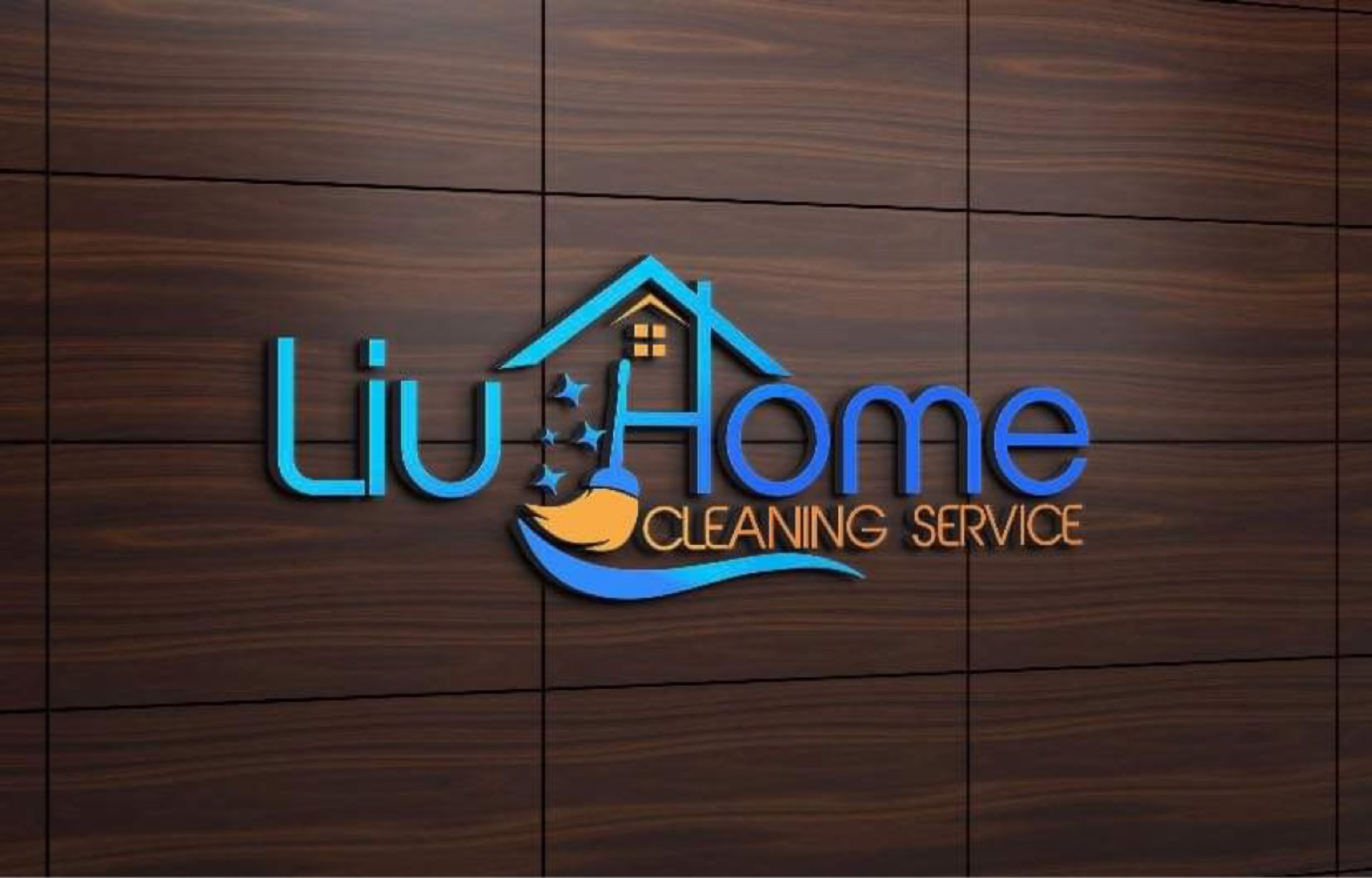 Liu Home Cleaning Service Logo