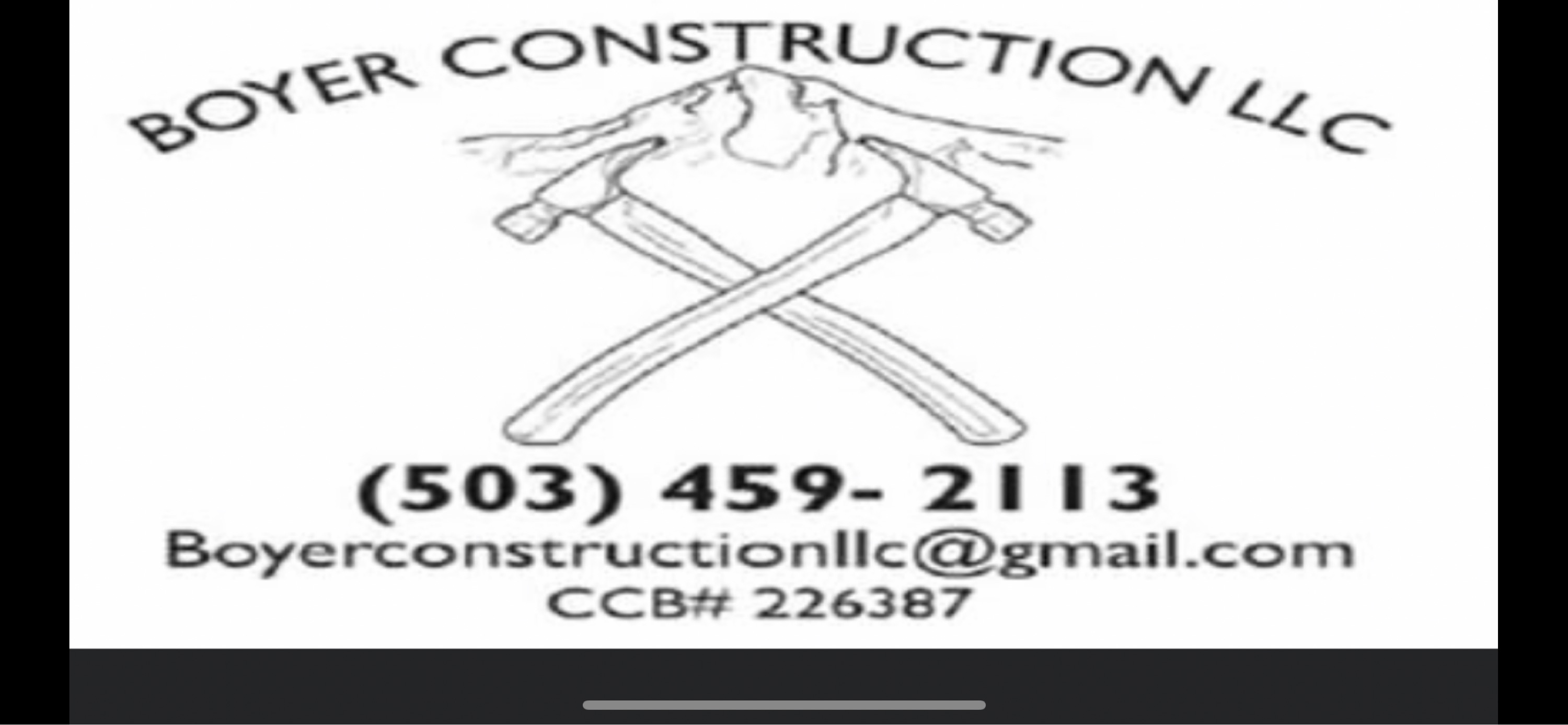 Boyer Construction, LLC Logo