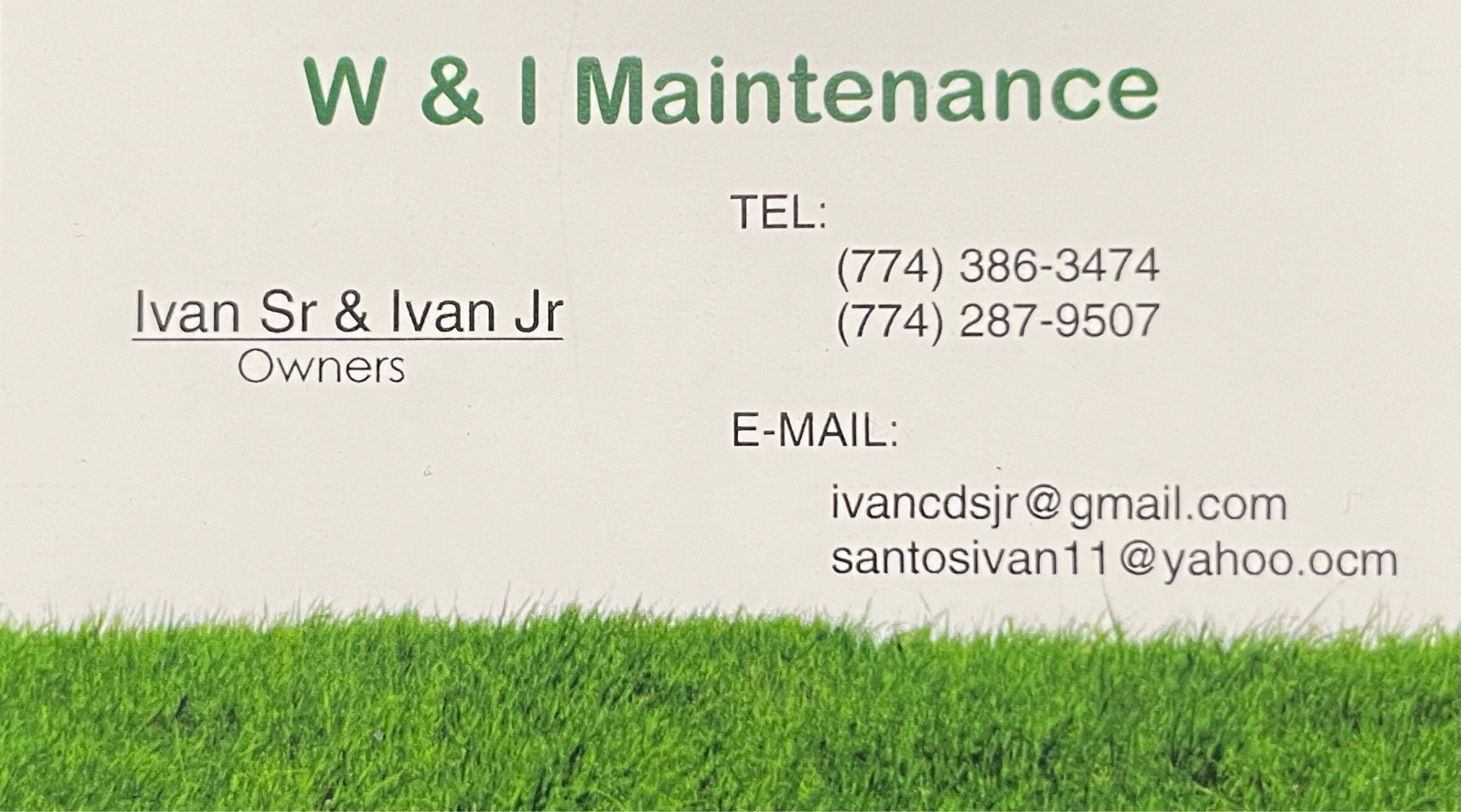 W&I Maintenance Lawn Services, LLC Logo