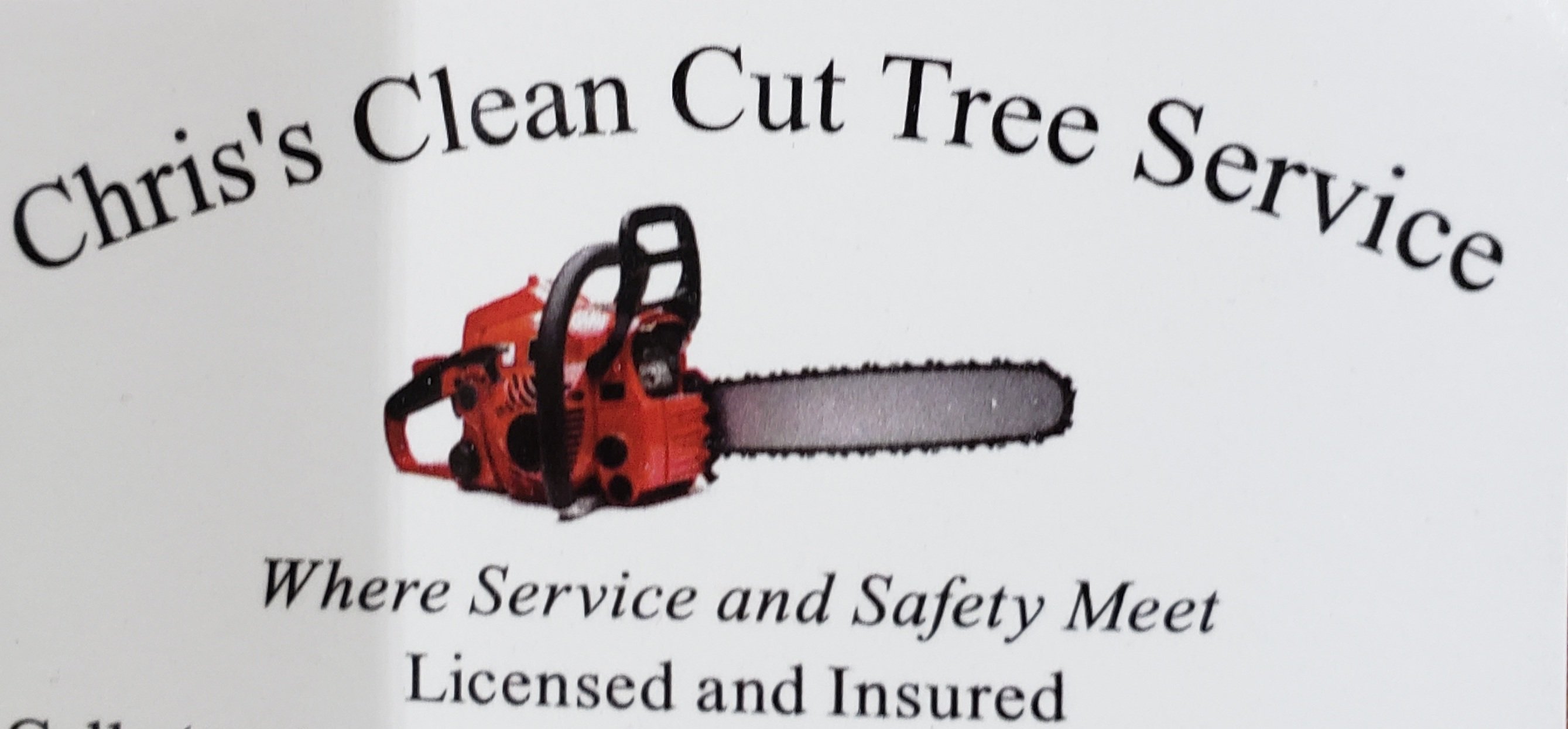 Chris's Clean Cut Tree Service Logo