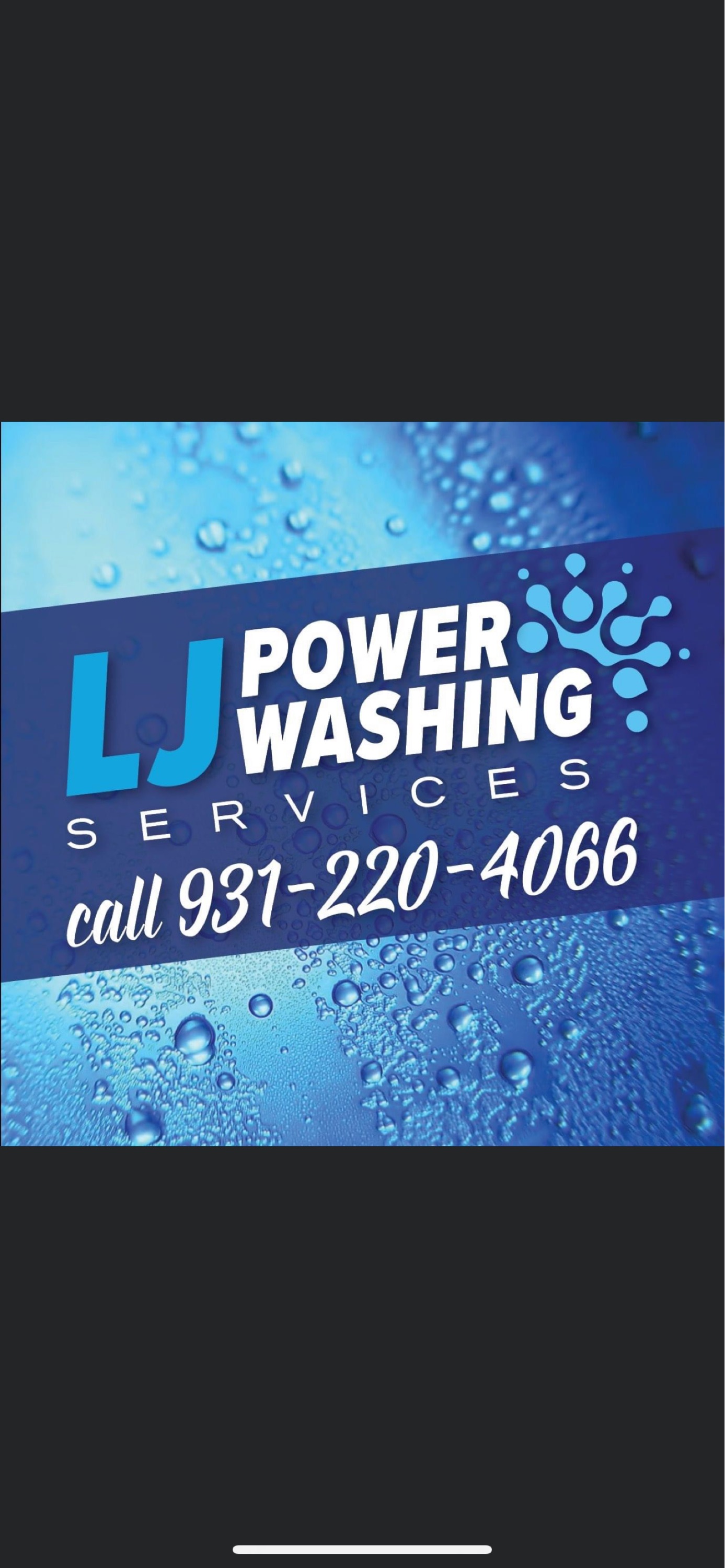 LJ's Pressure Washing Services and More Logo