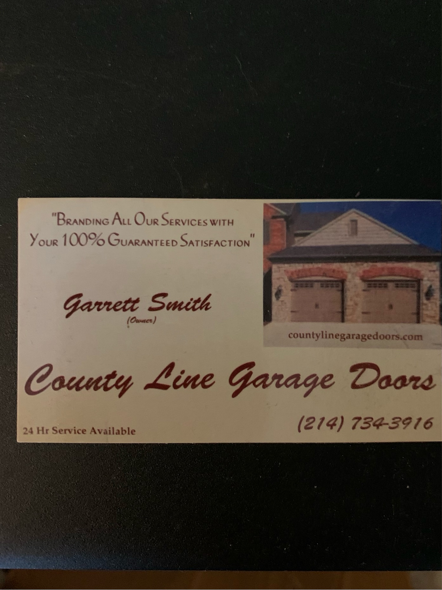 County Line Garage Doors Logo