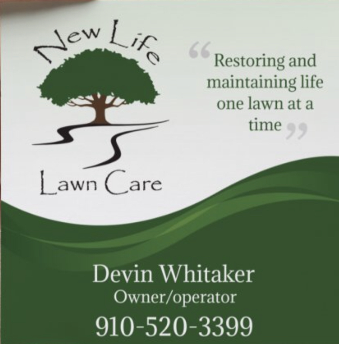 New Life Lawn Care Logo