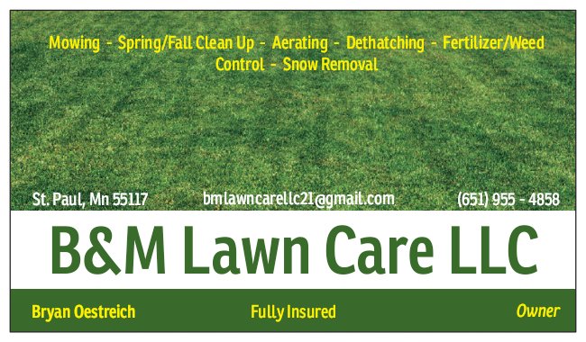 B&M Lawn Care LLC Logo