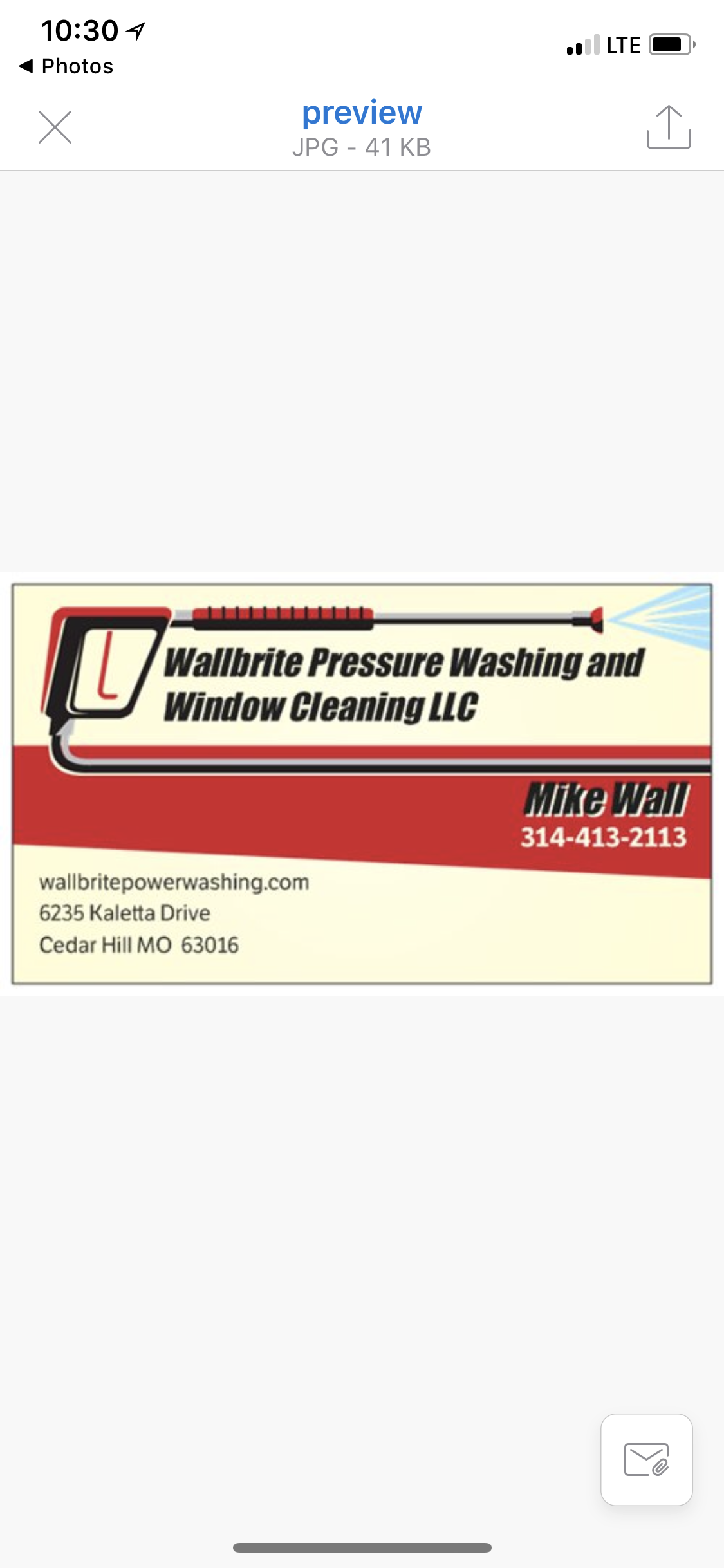 Wall Brite Pressure Washing & Window Cleaning Logo
