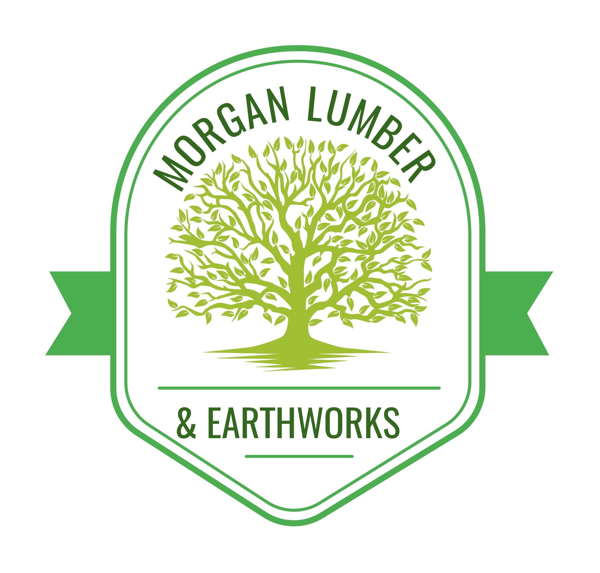 Morgan Lumber, LLC DBA Morgan Lumber and Earthworks Logo