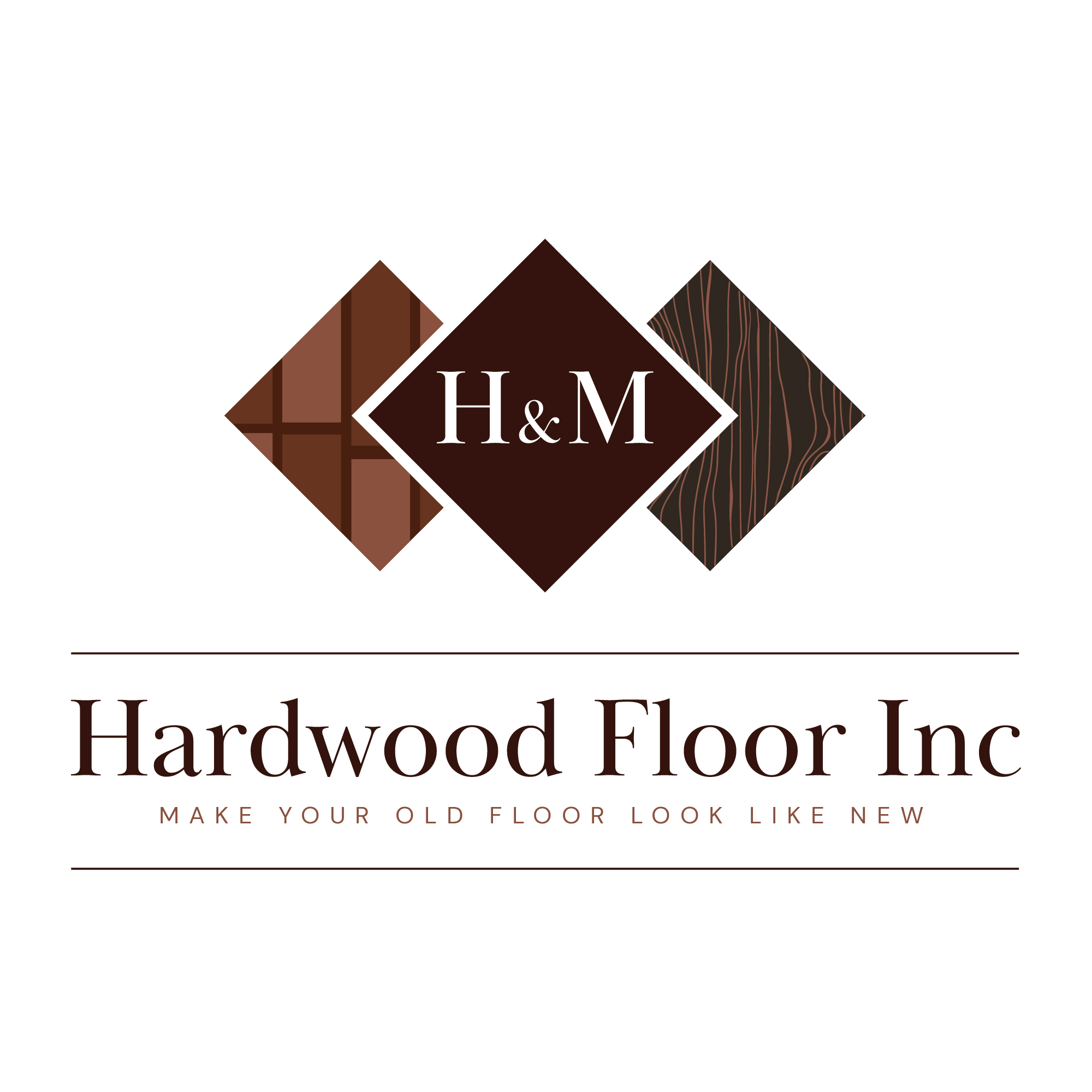 H&M Hardwood Flooring Logo
