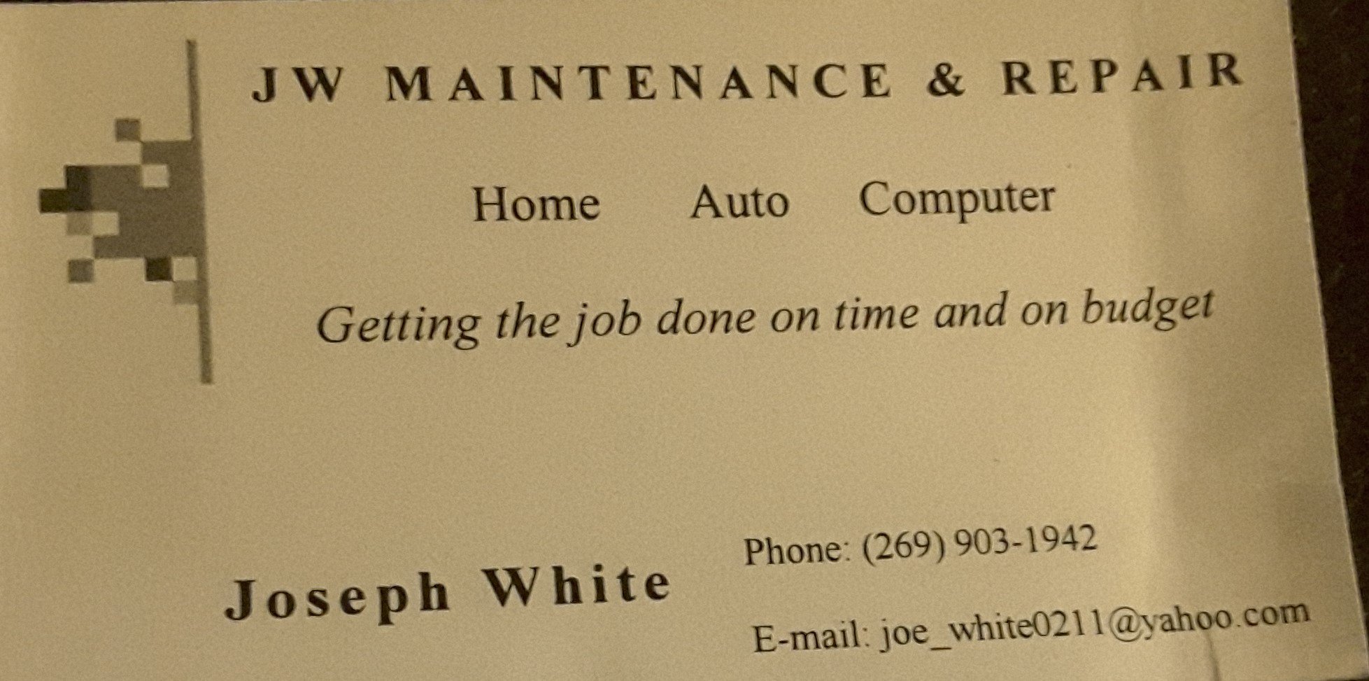 JW Maintenance & Repair Logo