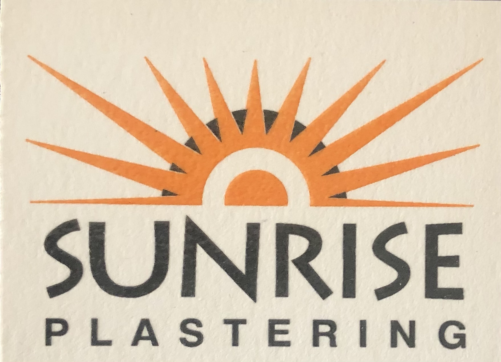 Sunrise Plastering Logo