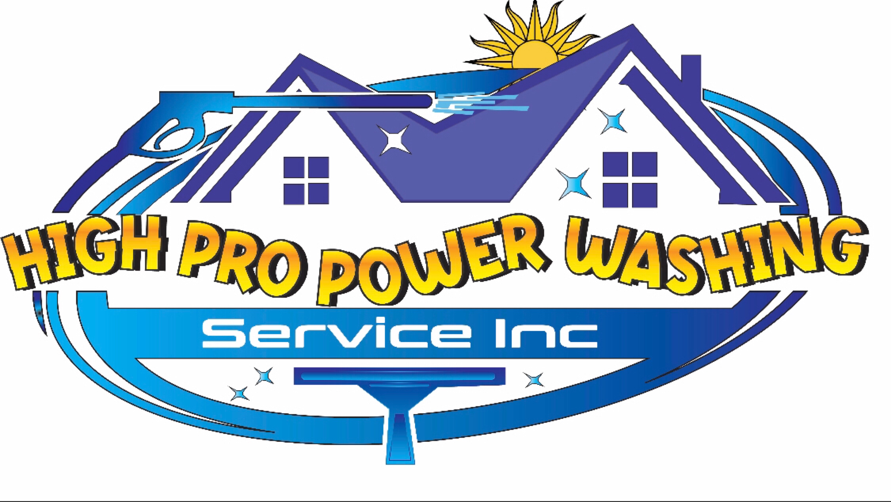 High Pro Power Washing Service Logo