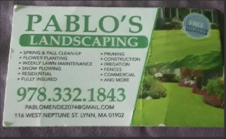 Pablo's Landscaping, Inc. Logo