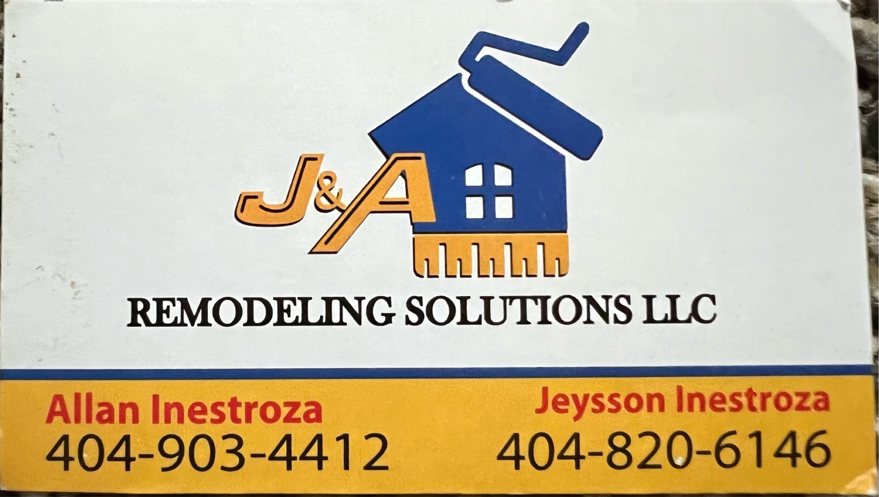 J&A Remodeling Logo
