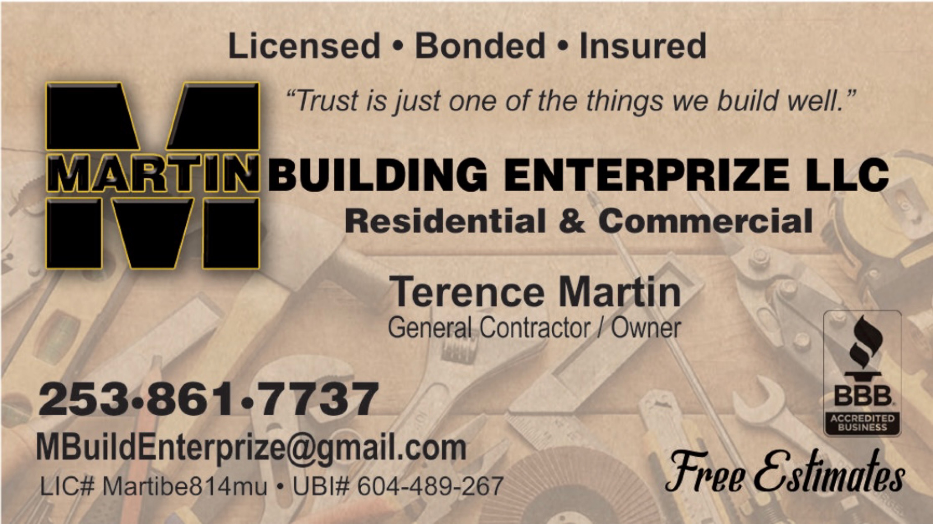 Martin Building Enterprize, LLC Logo