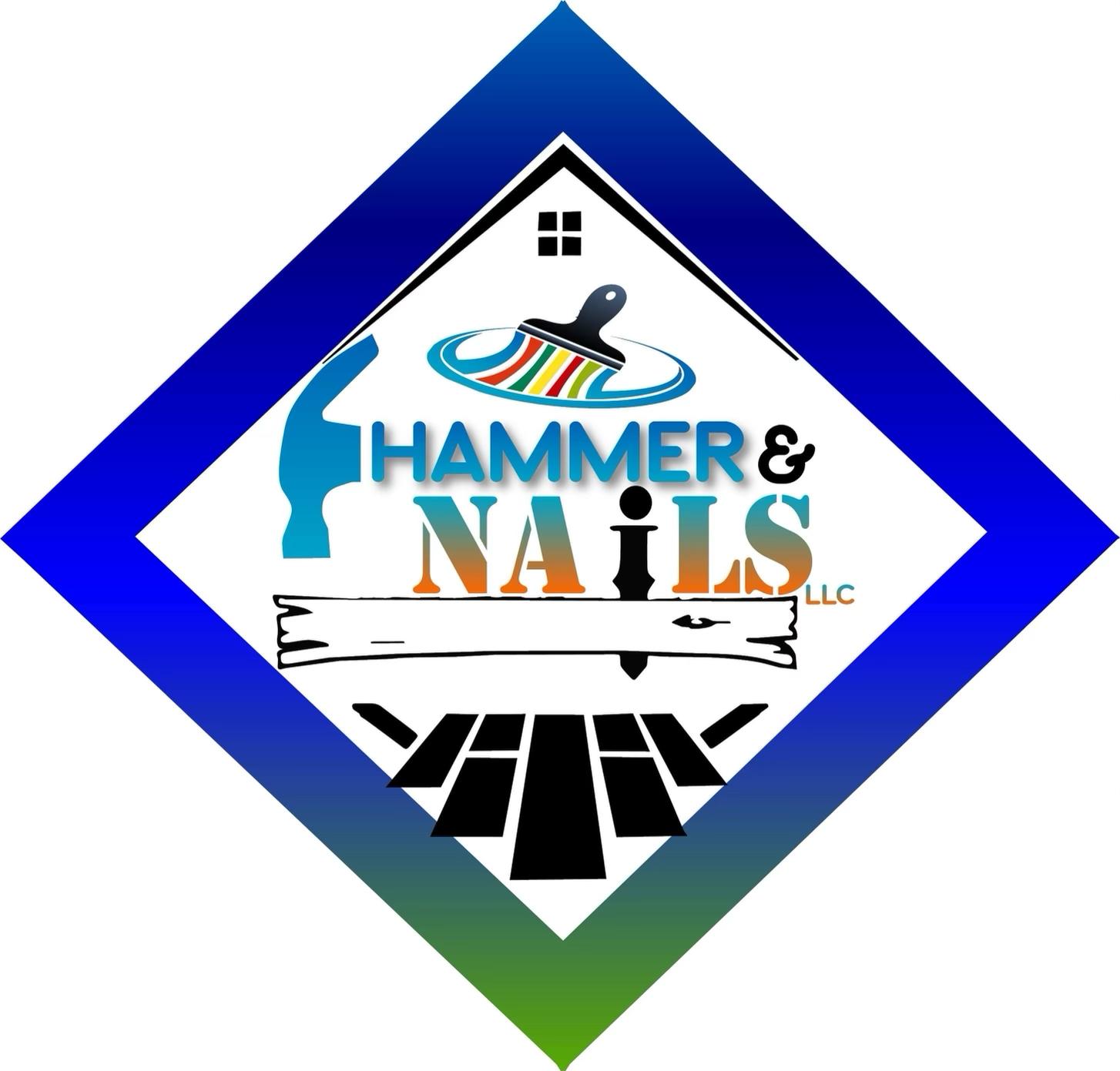 Hammer and Nails Contracting Logo