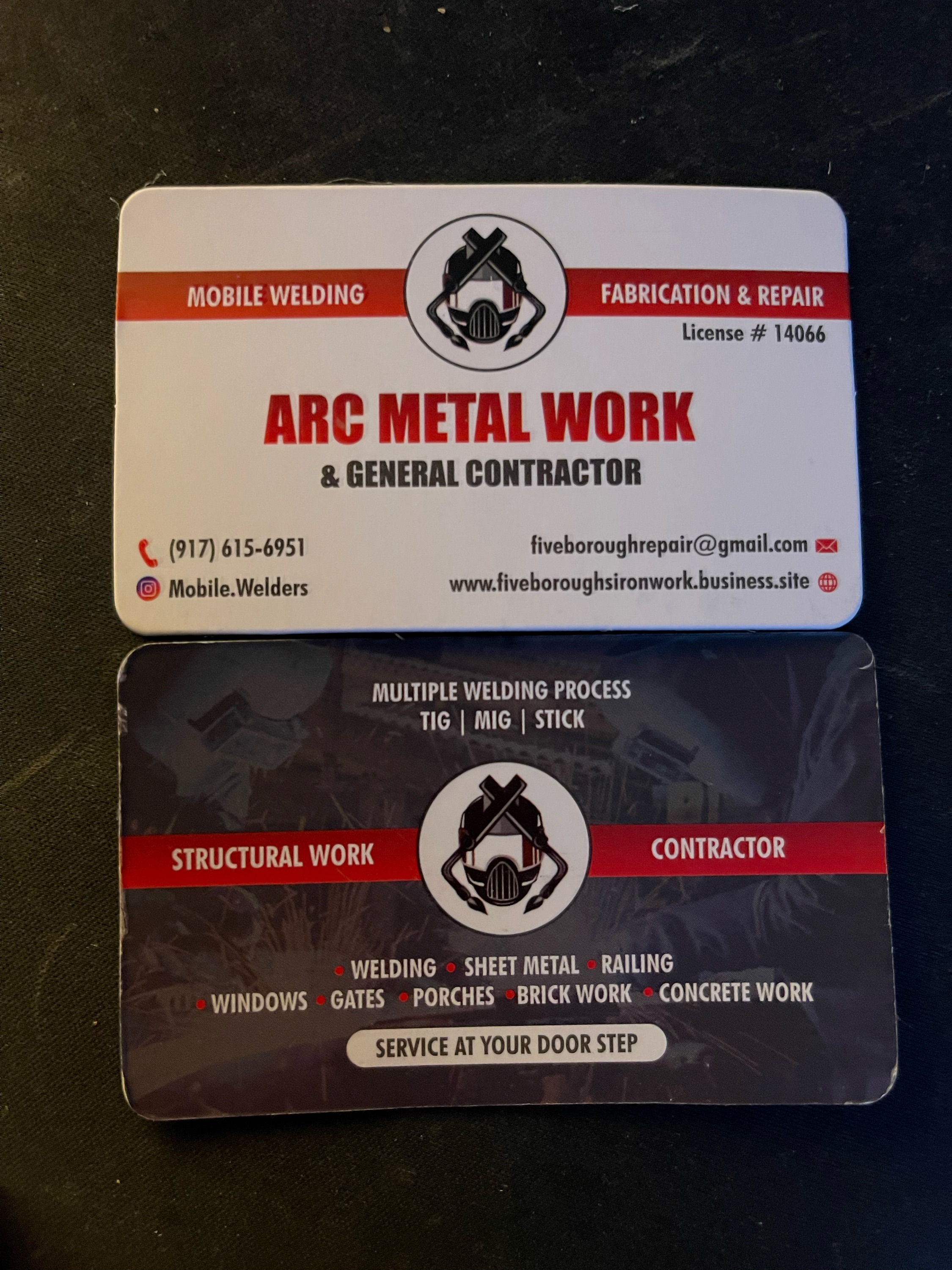 Arc Metal Work and General Contractor Logo