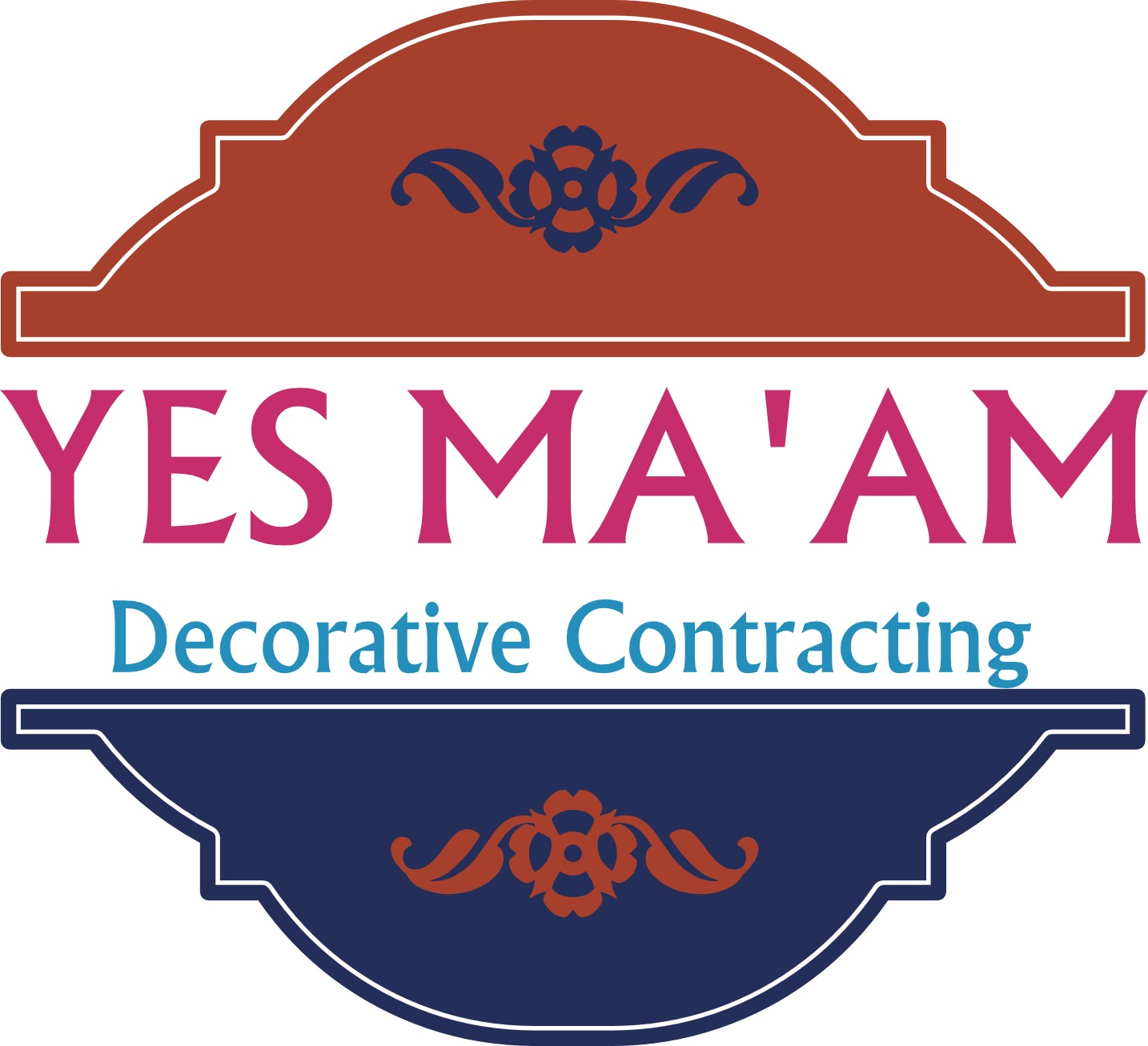 Yes Ma'am Decorative Contracting Logo