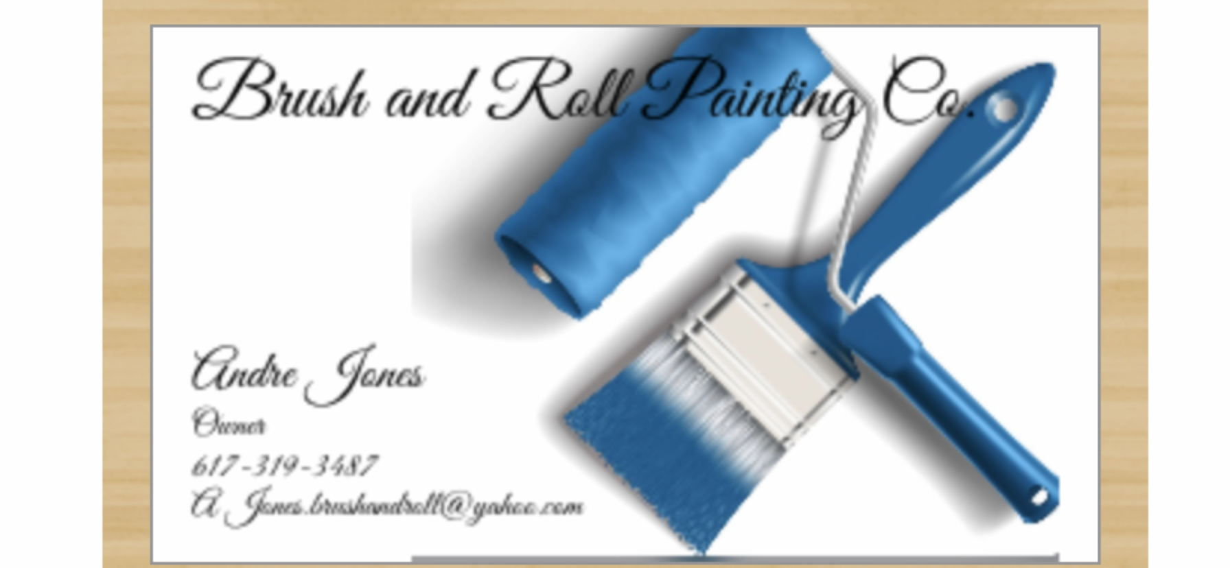 Brush and Roll Painting Logo