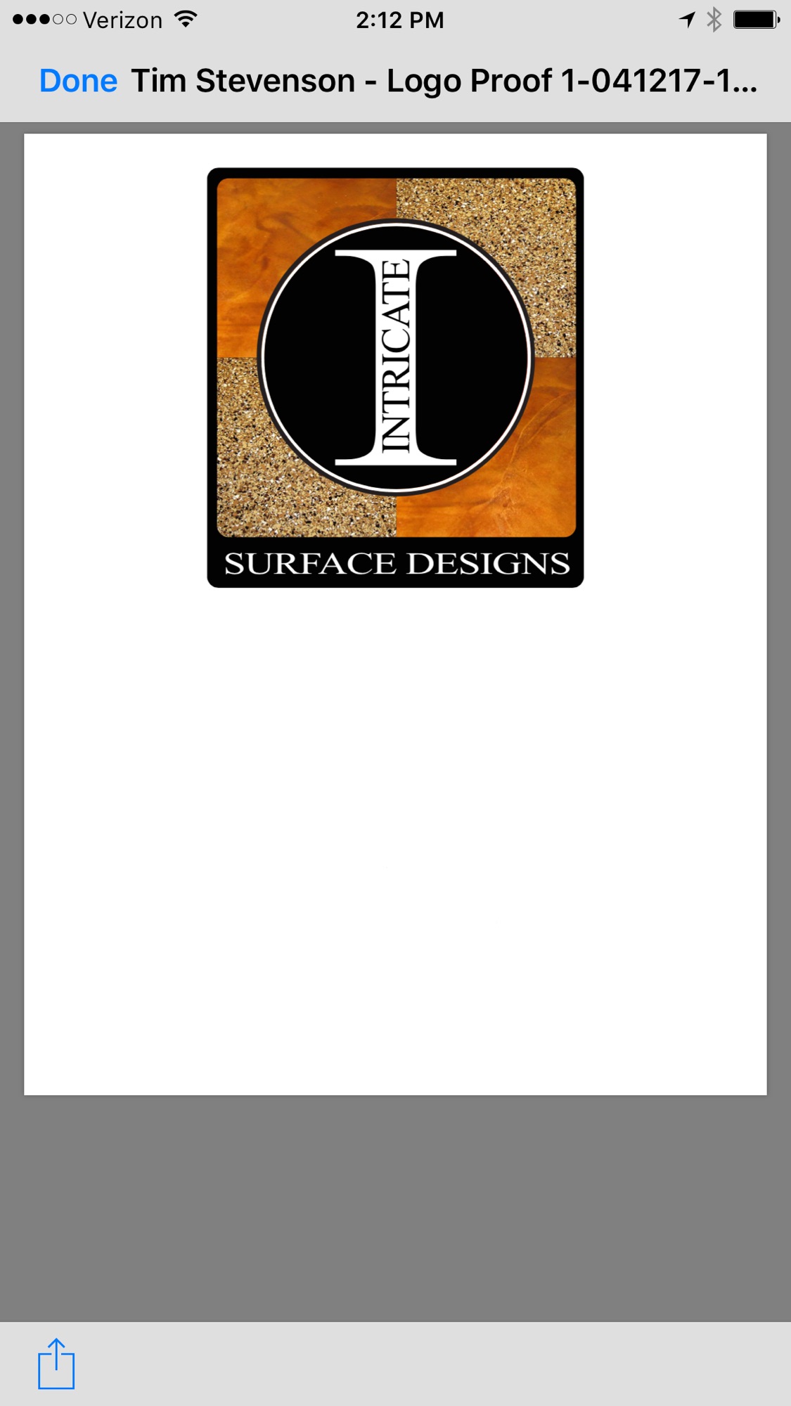 Intricate Surface Designs, LLC Logo