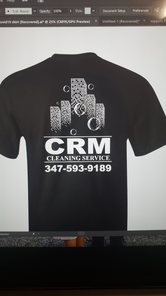 CRM Service Cleaning Logo