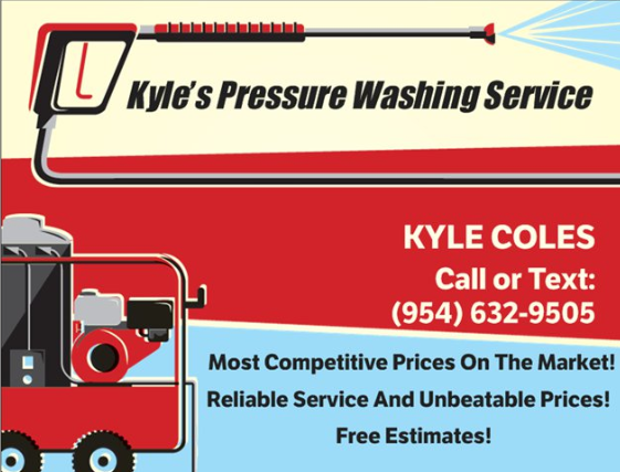 Kyle's Pressure Washing Service Logo