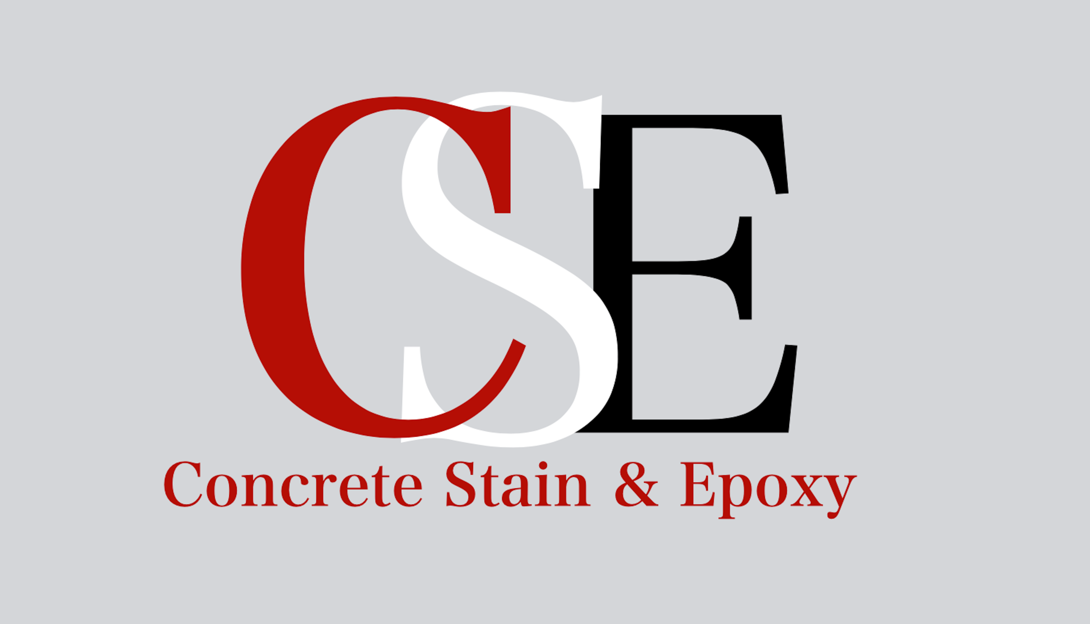 Concrete Stain and Epoxy Logo
