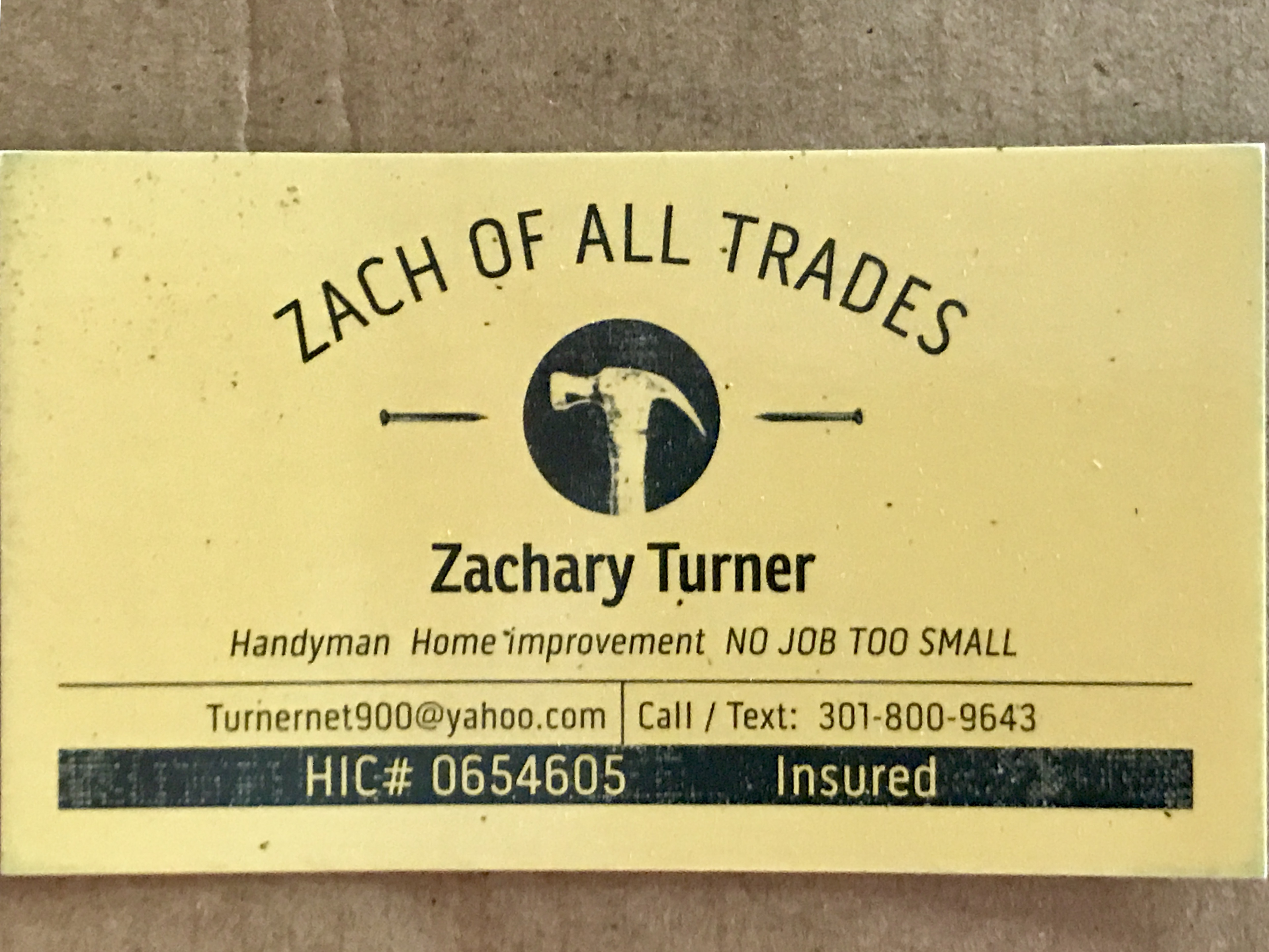 Zach of All Trades, LLC Logo