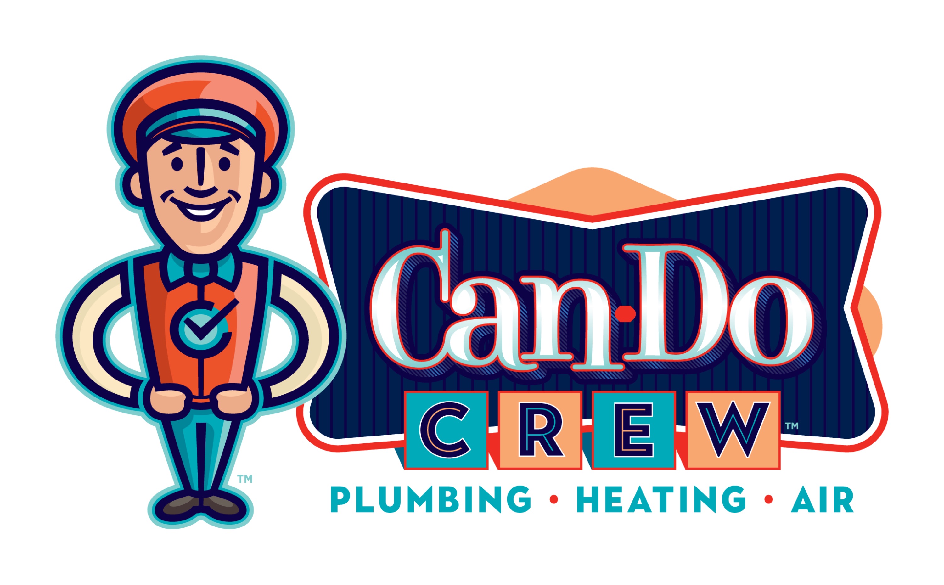 On Time Plumbing Heating & Air Conditioning Logo