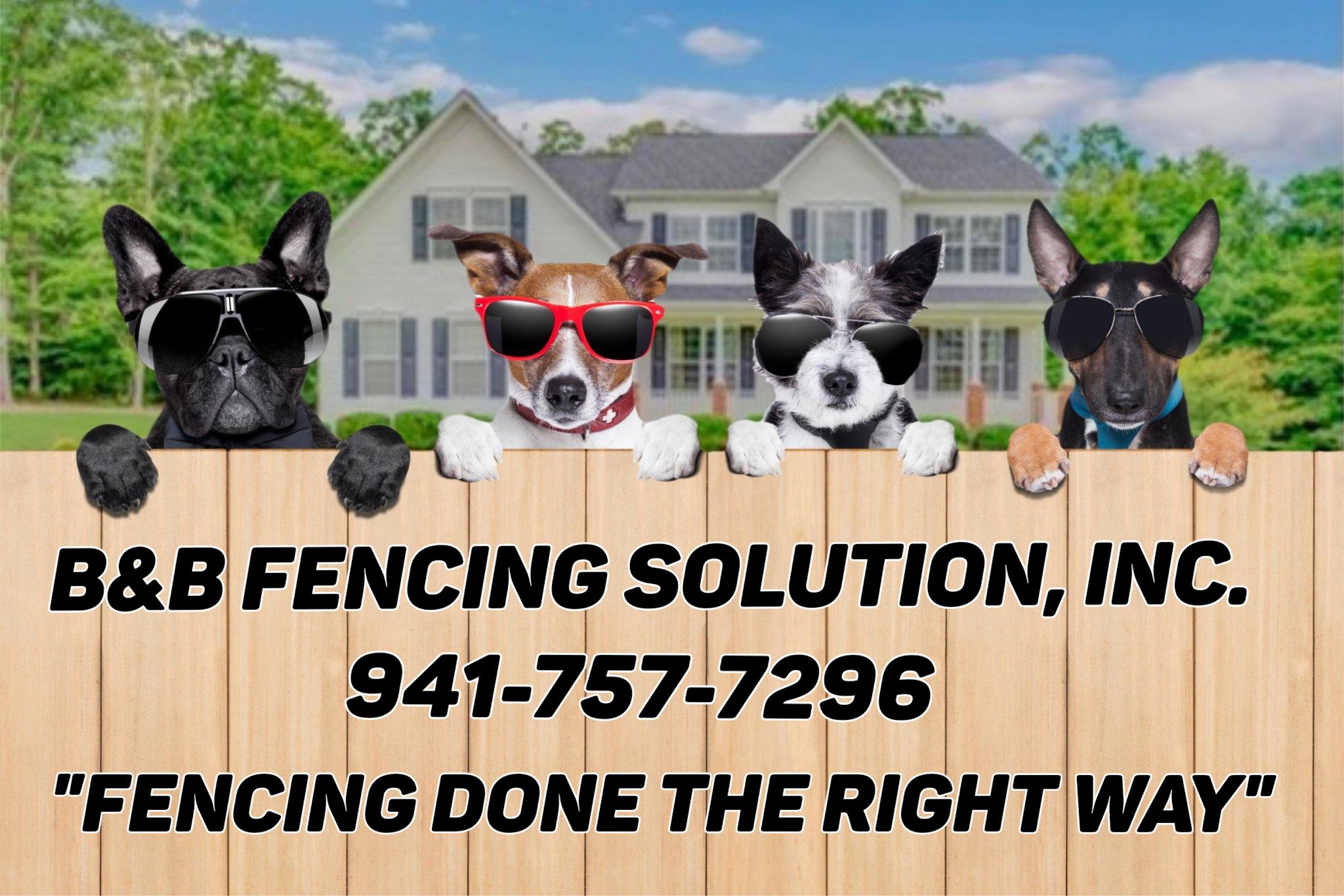 B&B Fencing Solutions Logo