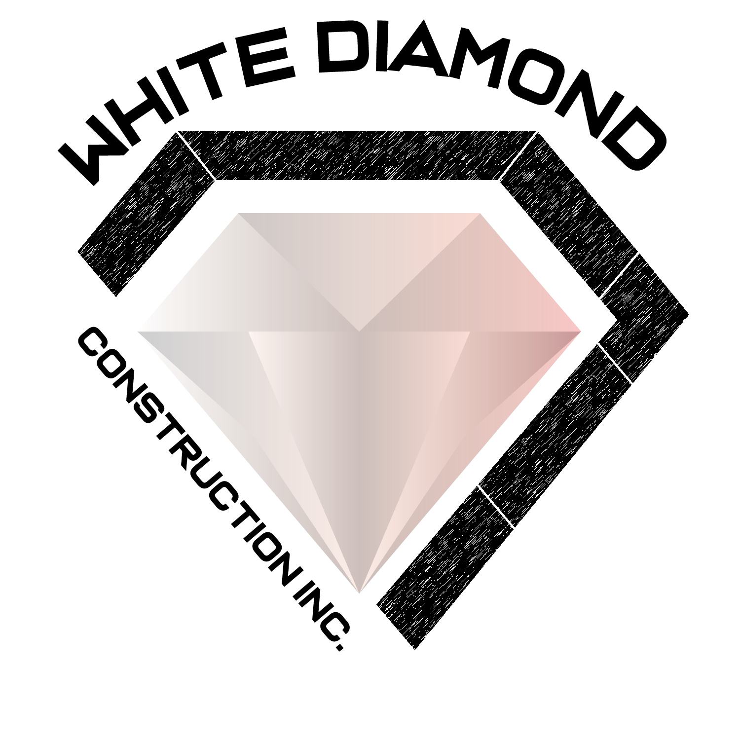 White Diamond Construction, Inc. Logo