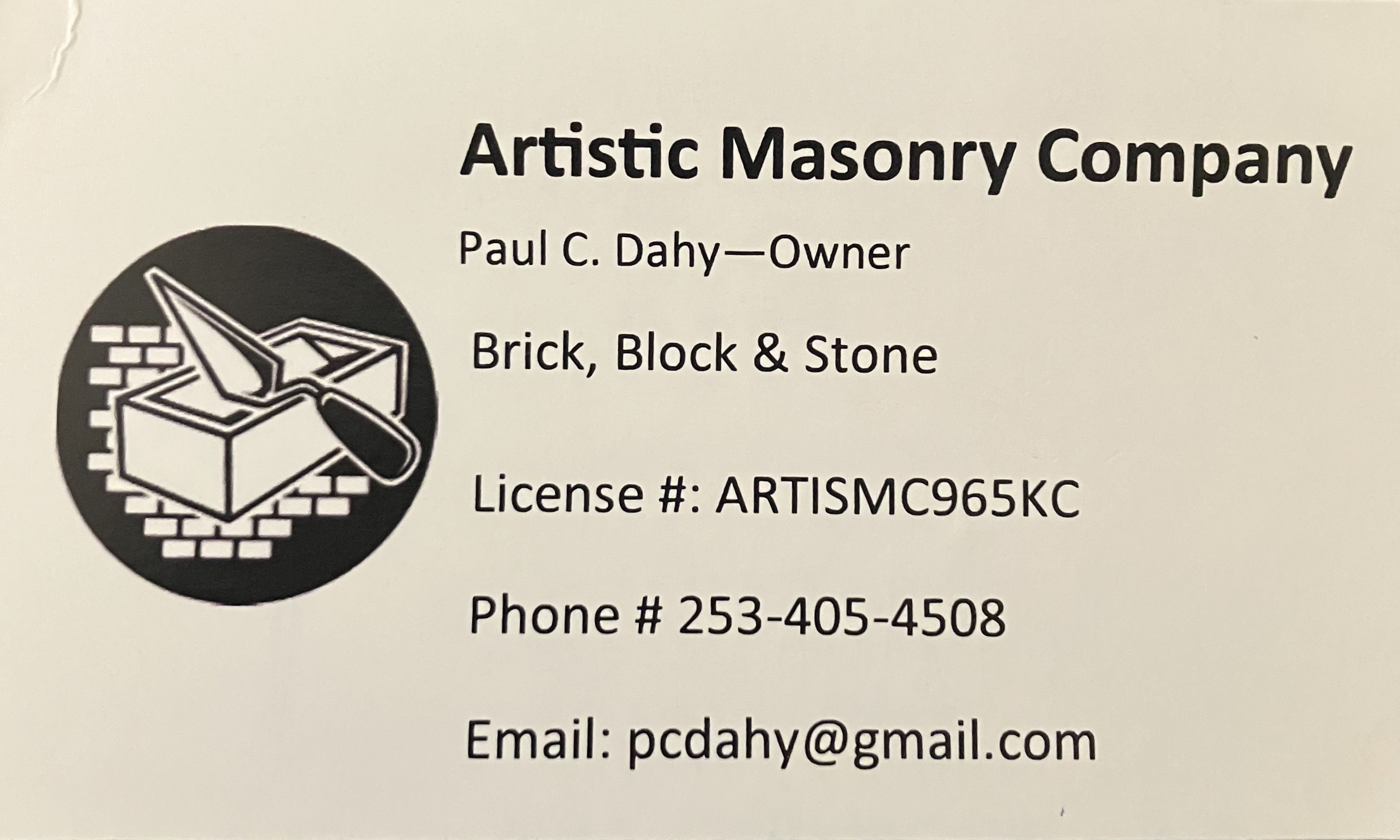 Artistic Masonry Logo