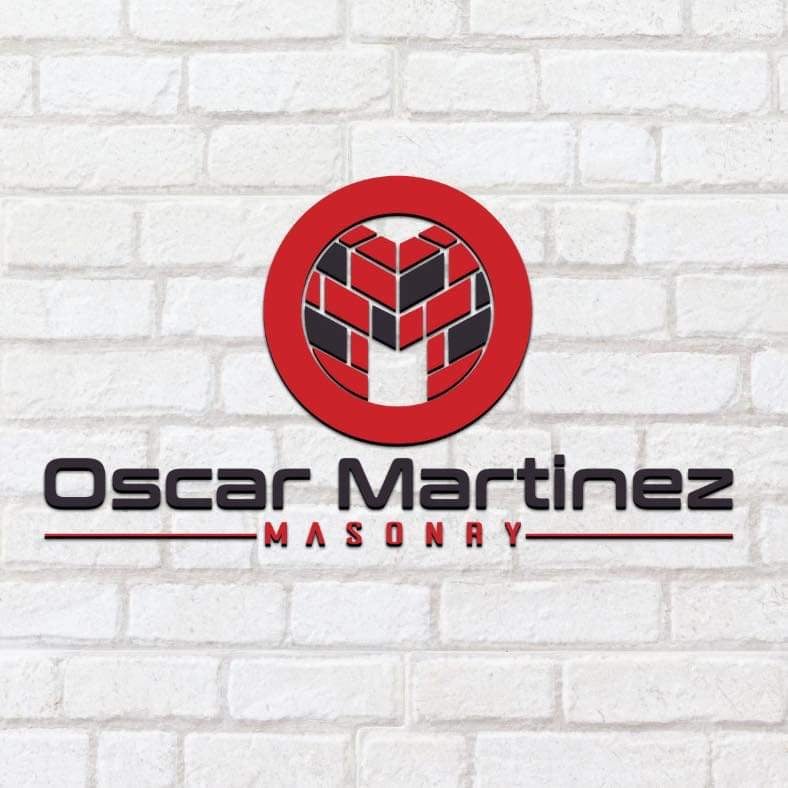 Oscar Martinez Masonry Logo