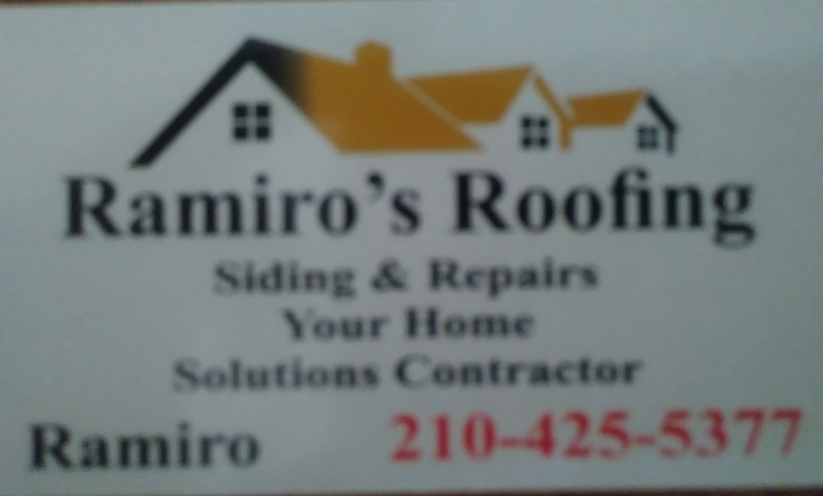 Ramiro's Roofing, Siding & Repairs Logo