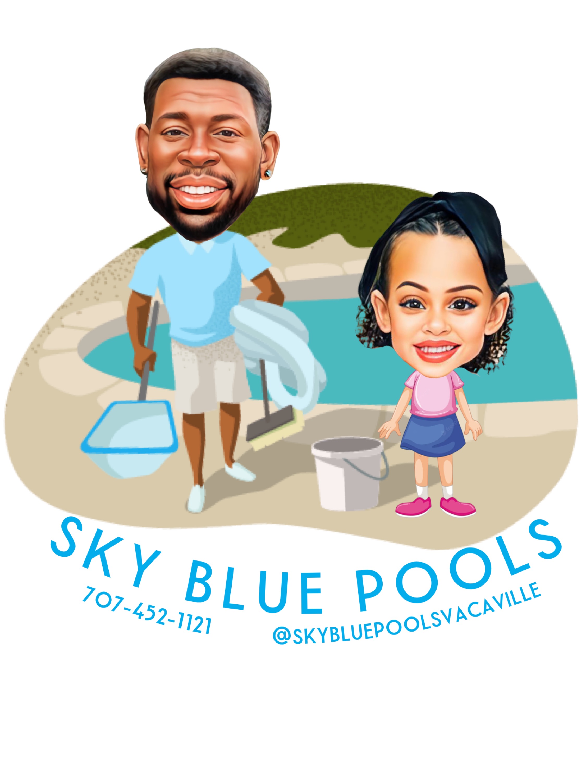 Sky Blue Pools Logo
