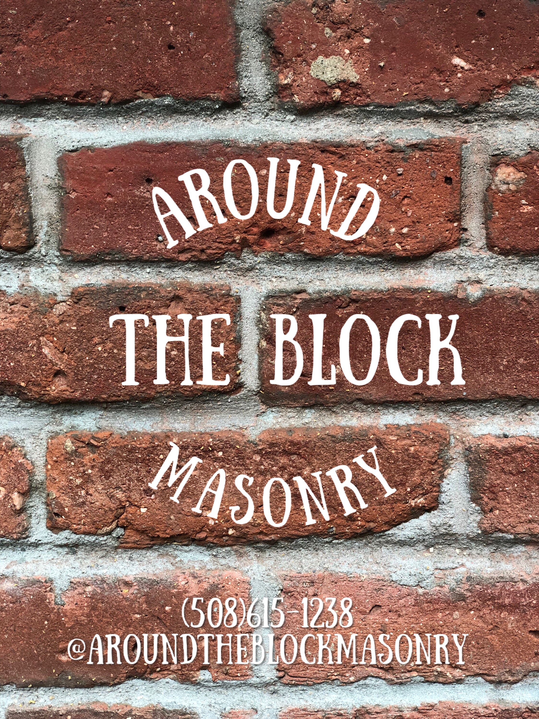 Around the Block Masonry Logo