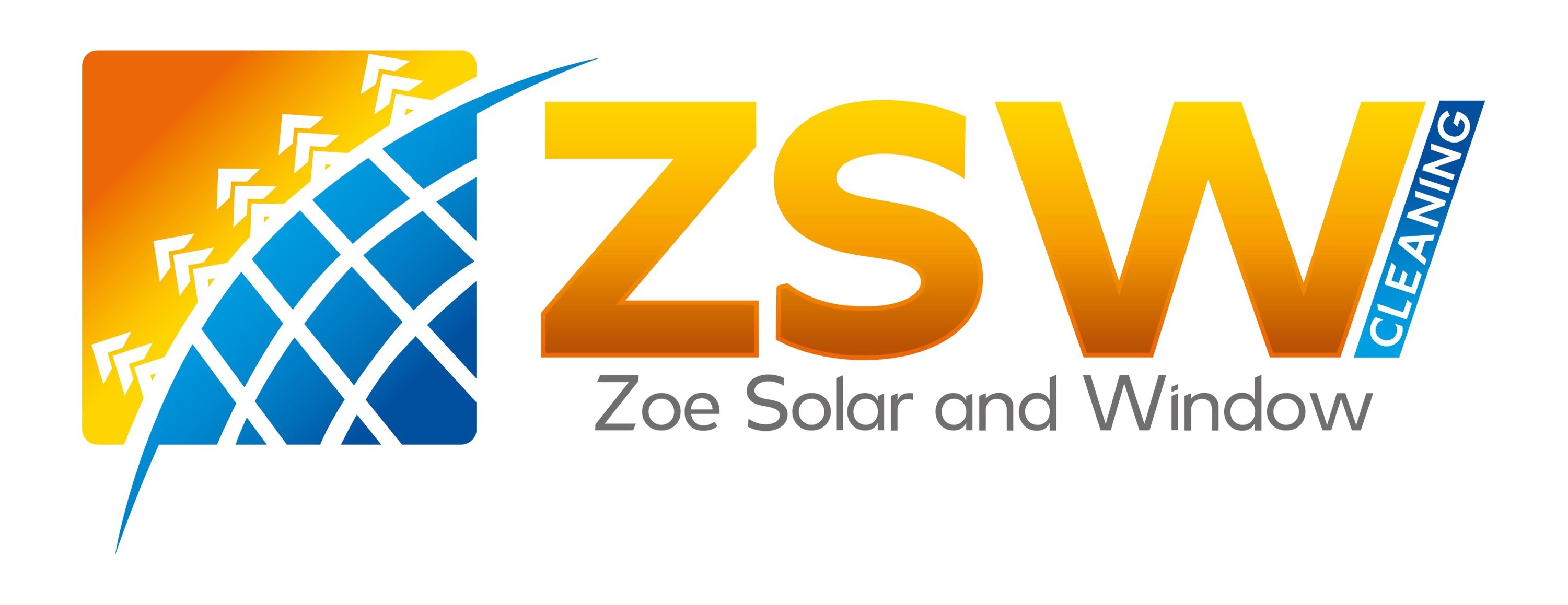 Zoe Solar and Window Cleaning Logo