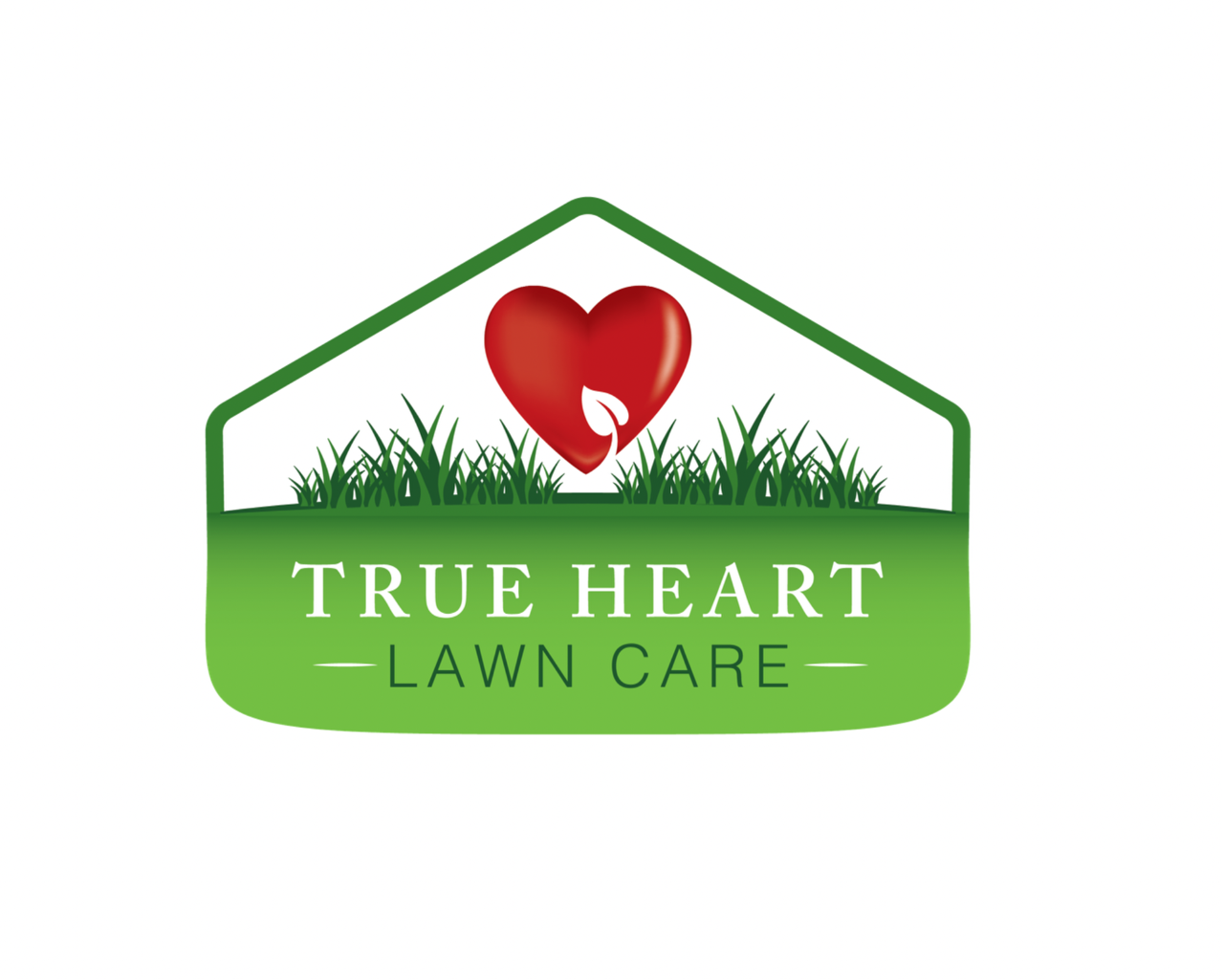 True Heart Lawn Care Service Logo