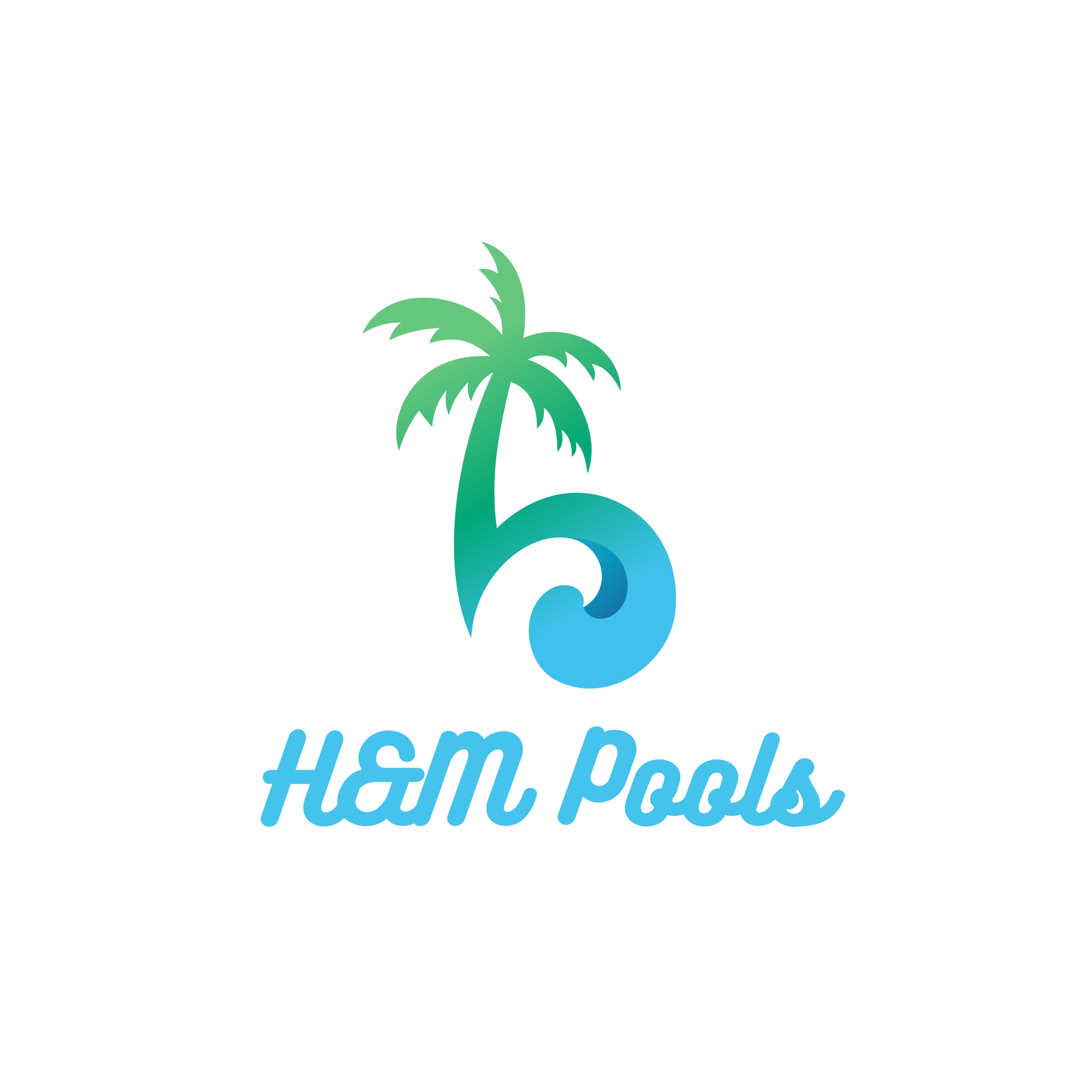 H and M Pools - Unlicensed Contractor Logo