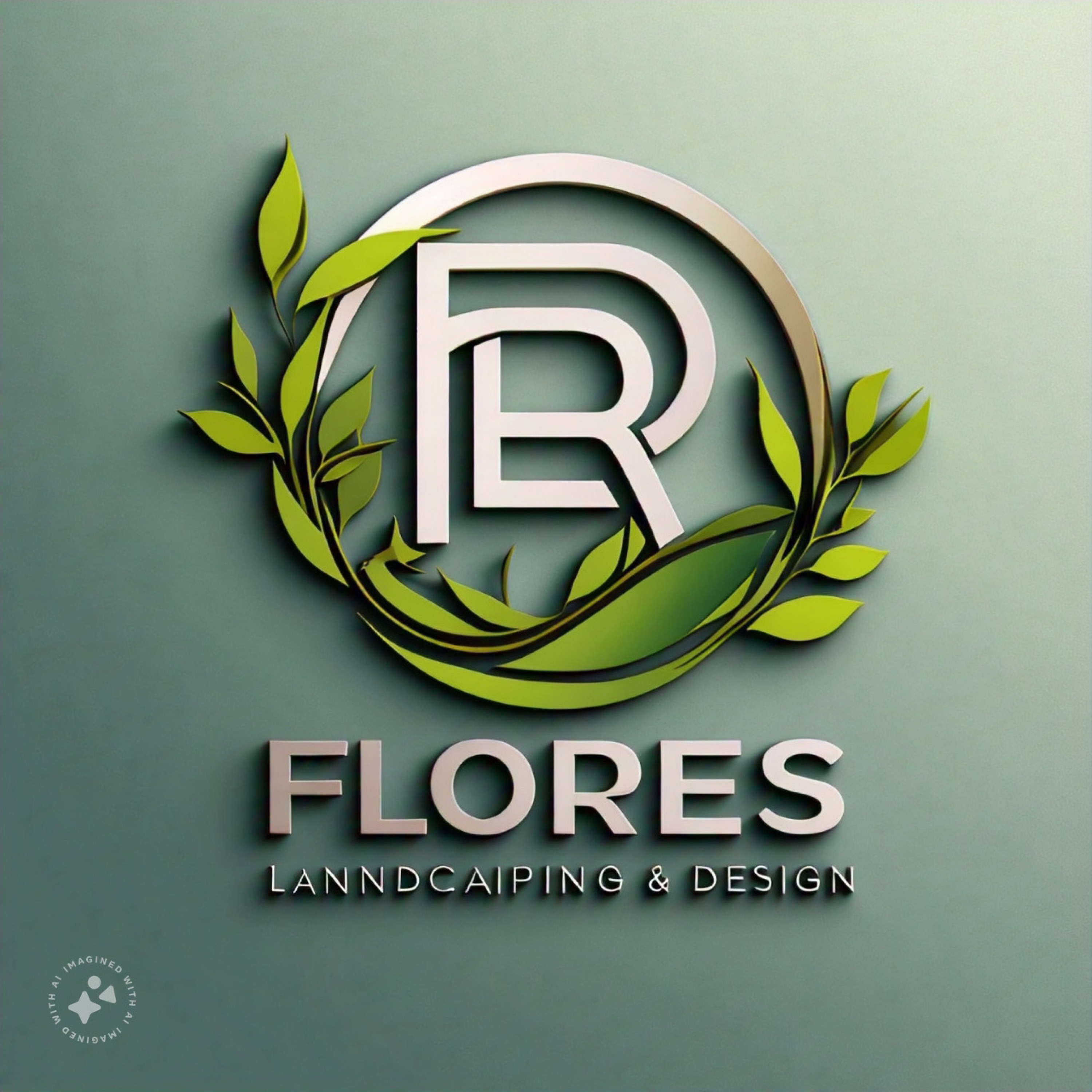 Flores Landscaping & Design Logo