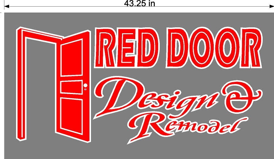 Red Door Design & Remodel Logo